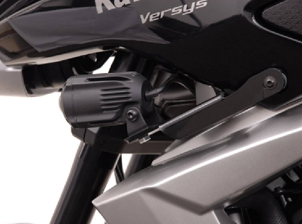 SW Motech HAWK Light Mounts (Black) fits for Kawasaki Versys 650 ('10-'14) - Durian Bikers