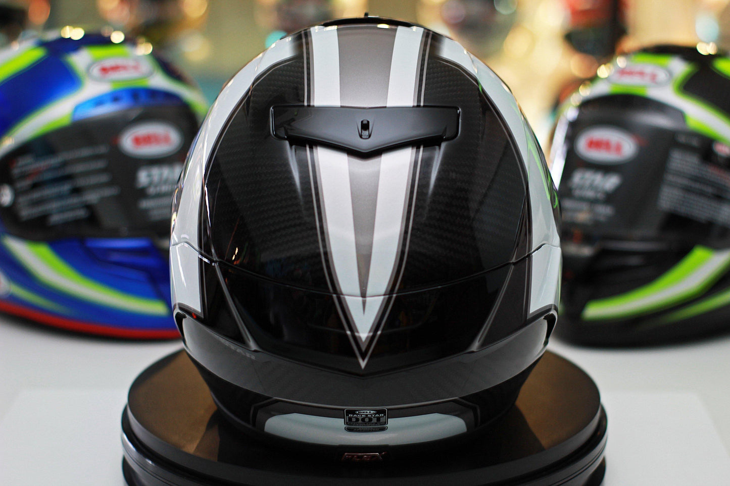 Bell Race Star (Sector White/Titanium) - Durian Bikers