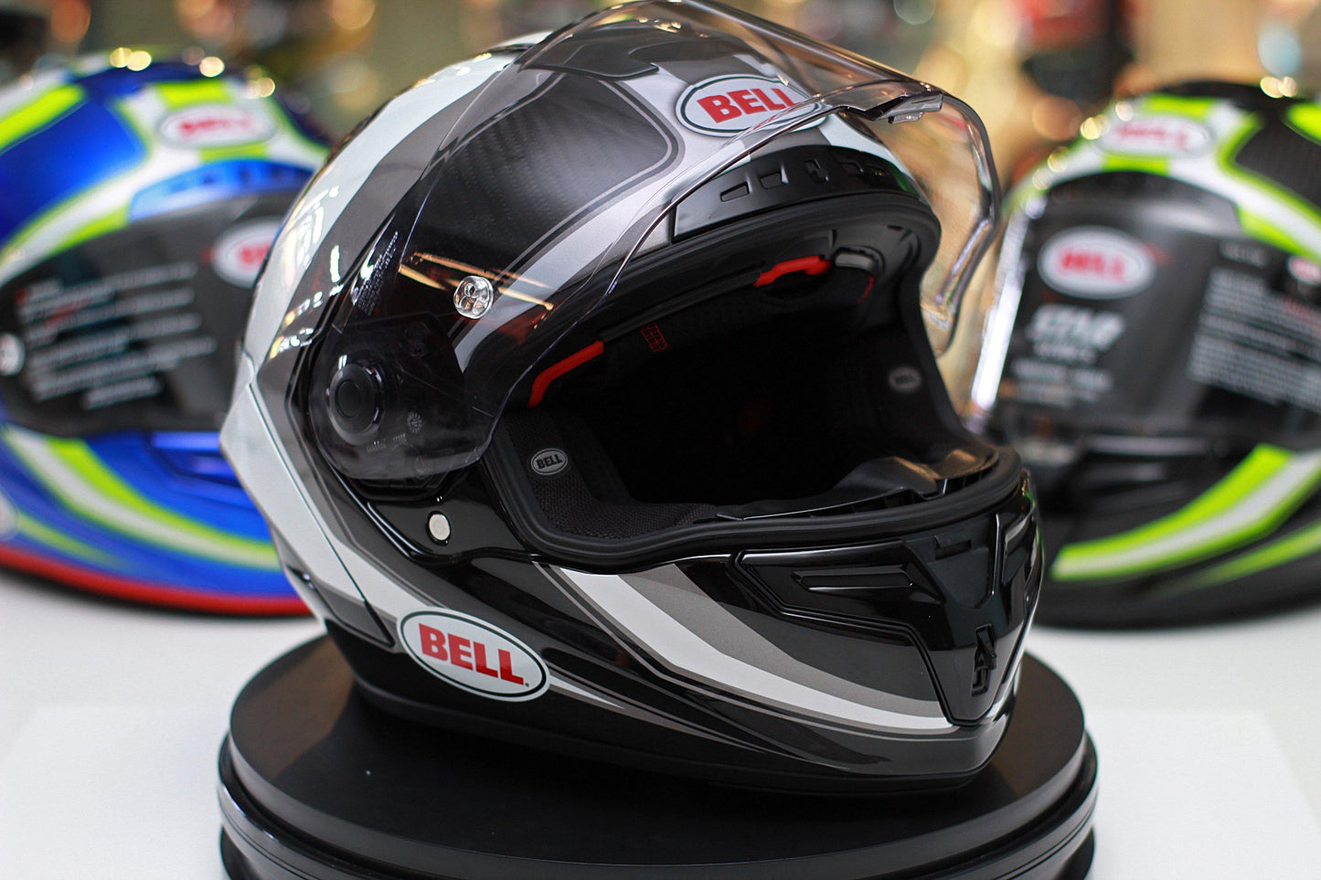 Bell Race Star (Sector White/Titanium) - Durian Bikers
