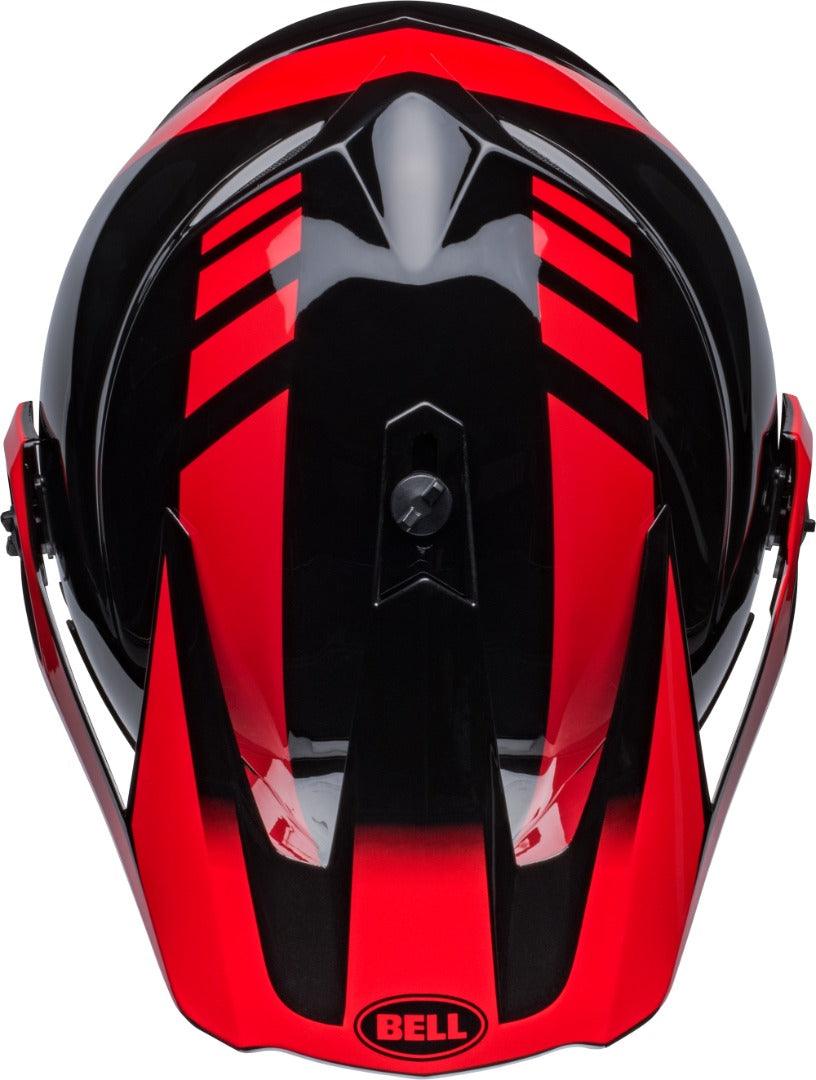 Bell MX-9 Adventure MIPS (Dash Black/ Red) - Durian Bikers