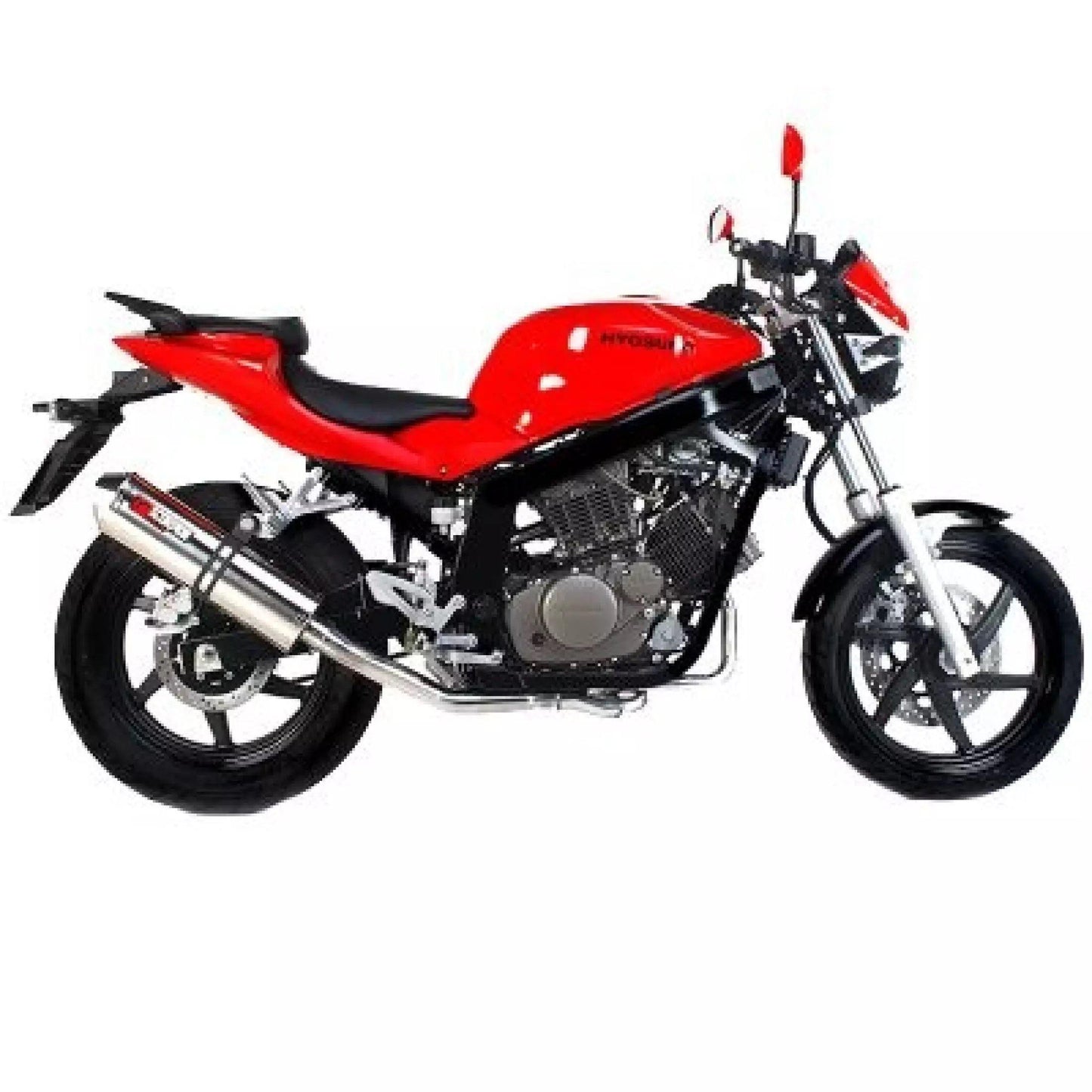 Scorpion Exhaust fits for Hyosung GT125 / GT250 ('06-) (Serket Taper Full System) - Durian Bikers