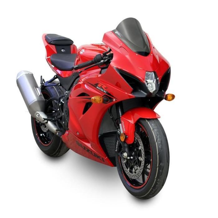 Zero Gravity Double Bubble Windscreen fits for Suzuki GSX-R1000 ('17-'18) (Light Smoke) - Durian Bikers