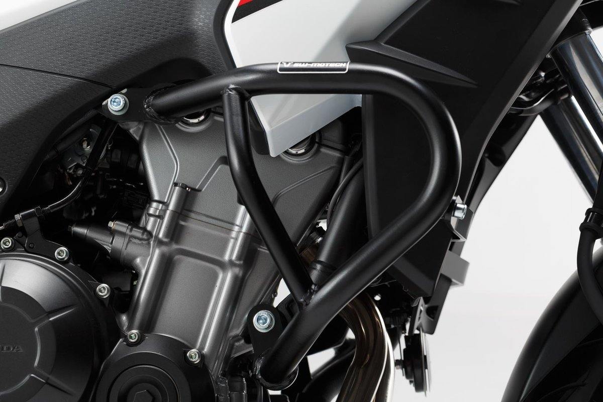 SW Motech Crash Bar (Black) fits for Honda CB 500 X ('13-'15) - Durian Bikers