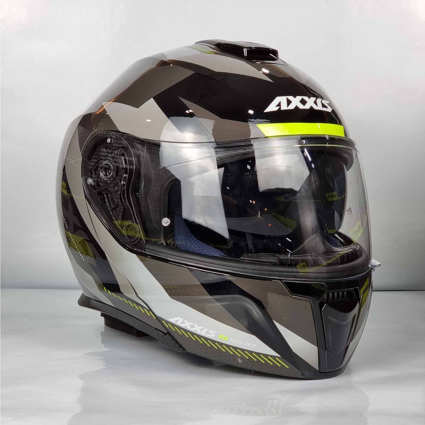 Axxis Helmet Gecko Shield (B2 Gloss Gray)