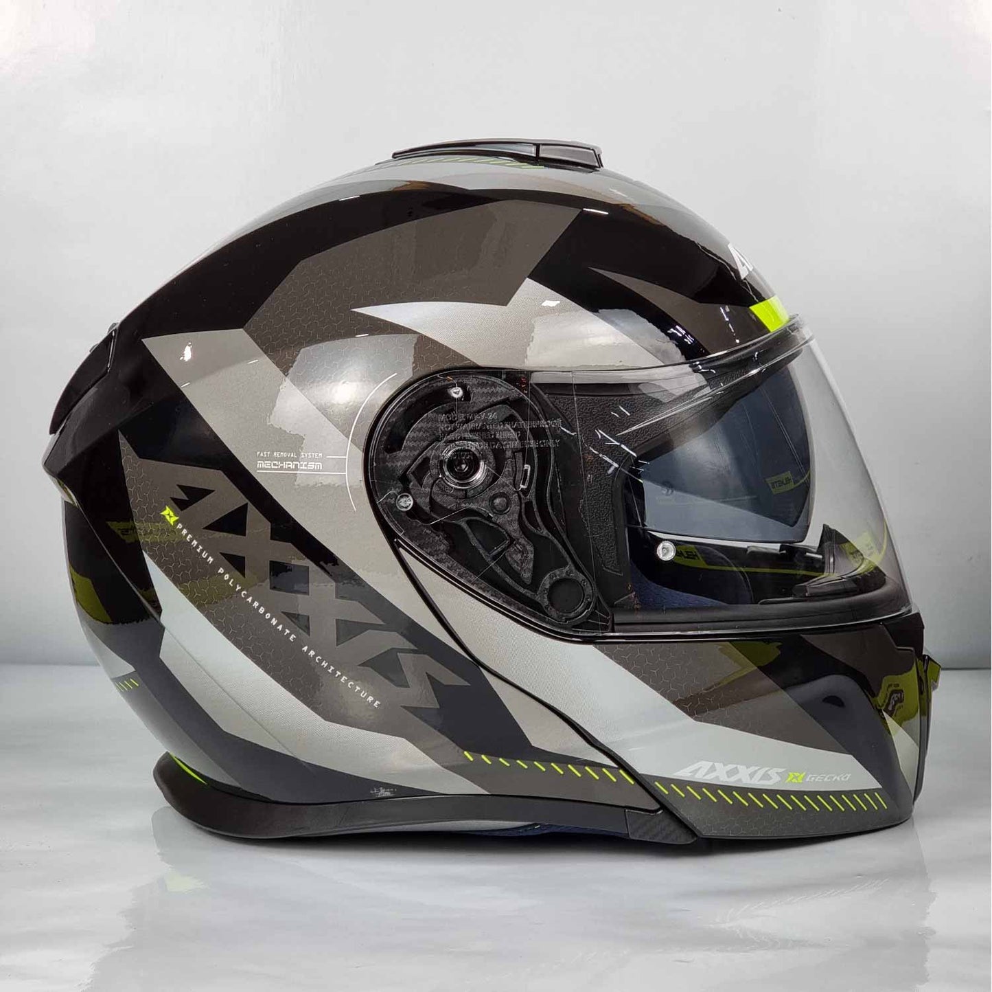 Axxis Helmet Gecko Shield (B2 Gloss Gray)