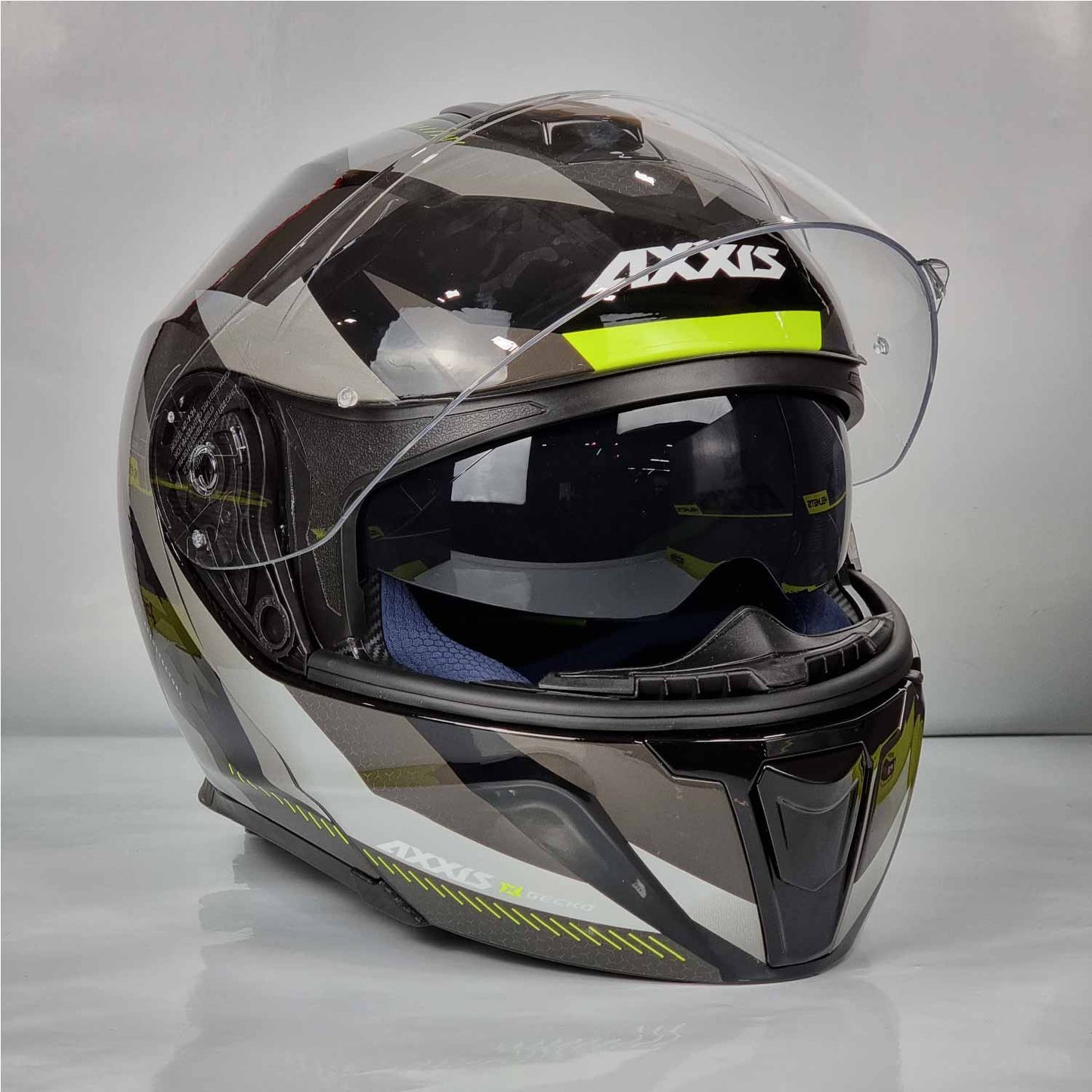 Axxis Helmet Gecko Shield (B2 Gloss Gray)