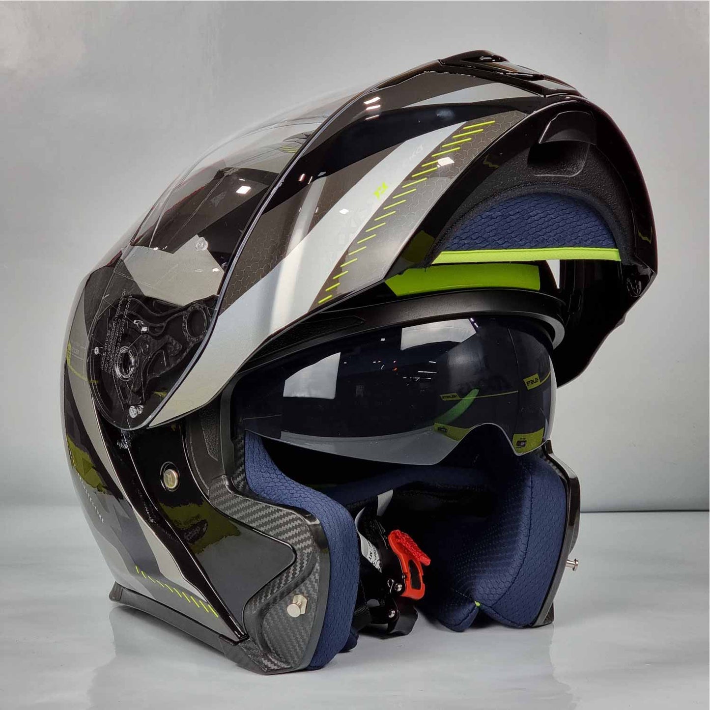 Axxis Helmet Gecko Shield (B2 Gloss Gray)