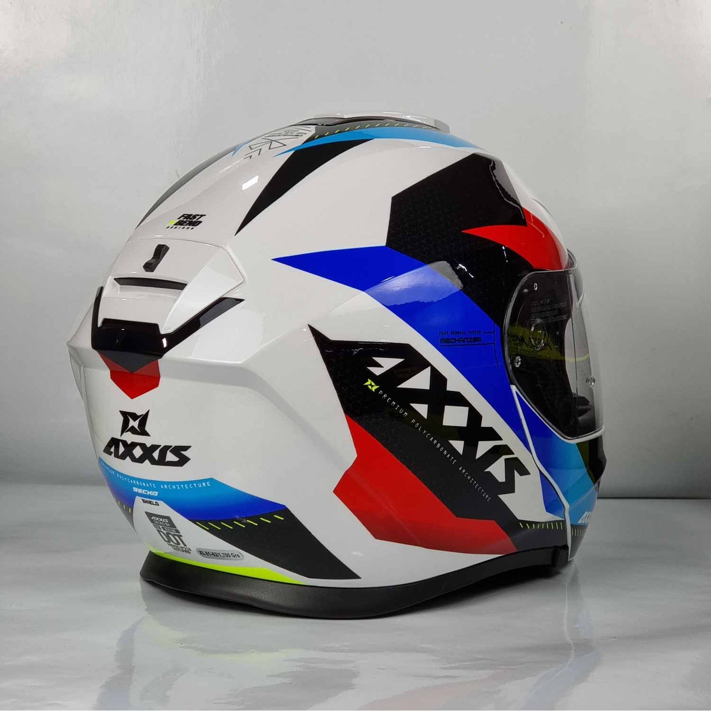 Axxis Helmet Gecko Shield (D7 Gloss Blue)
