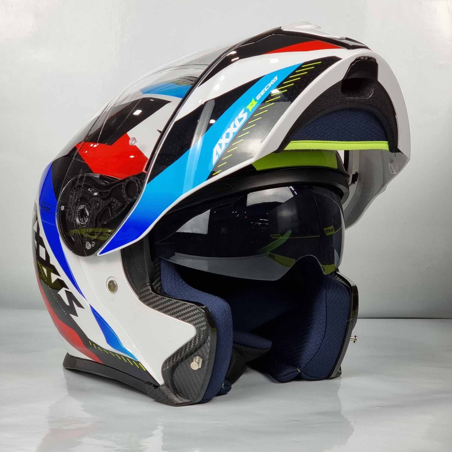 Axxis Helmet Gecko Shield (D7 Gloss Blue)