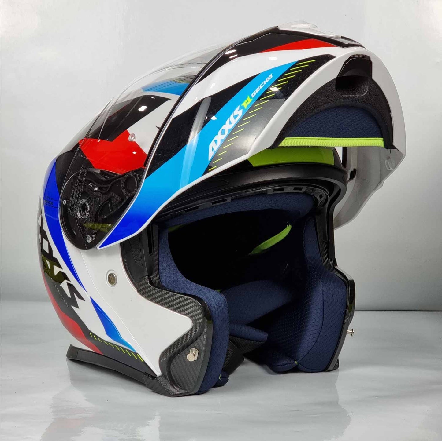 Axxis Helmet Gecko Shield (D7 Gloss Blue)