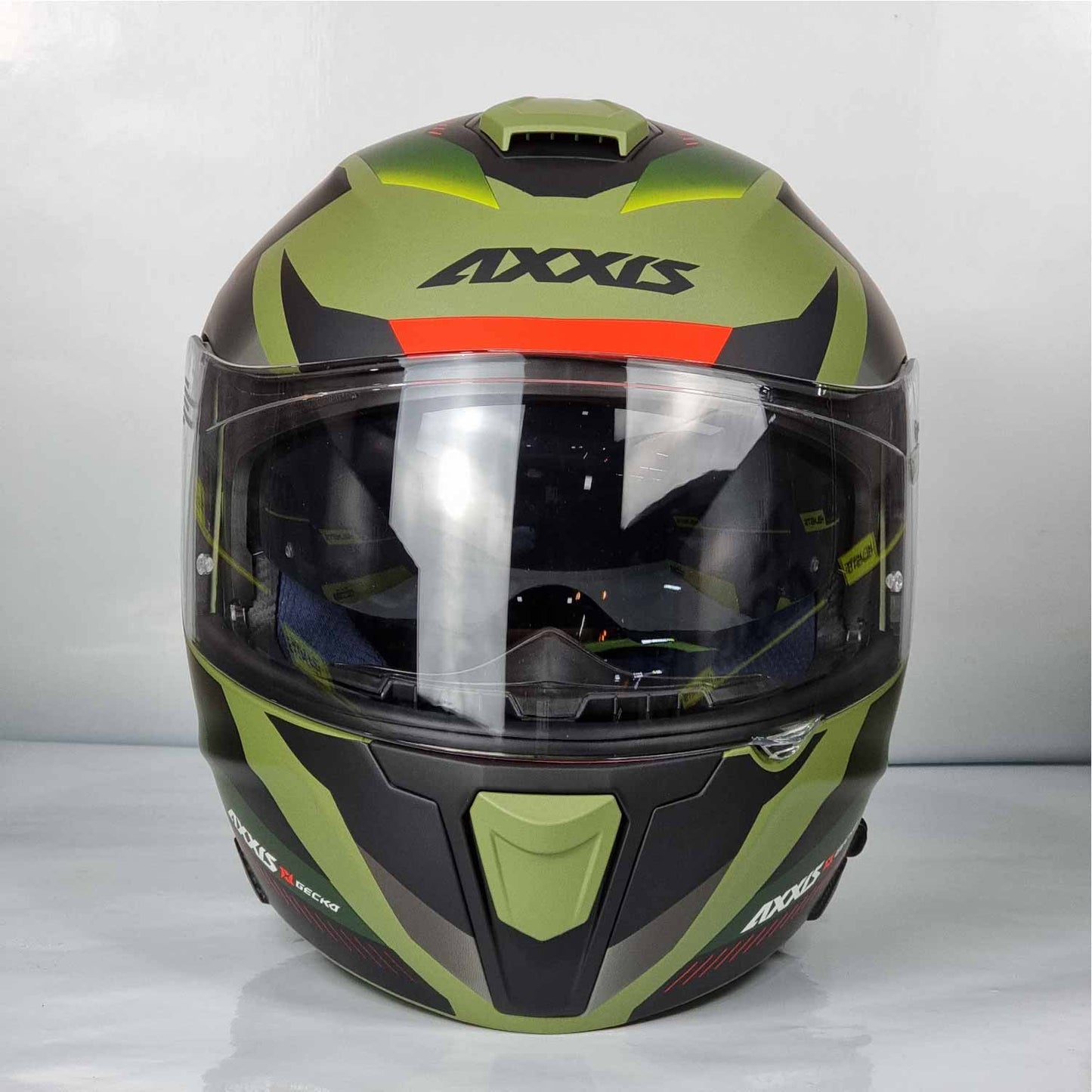 Axxis Helmet Gecko Shield (F6 Matt Green)