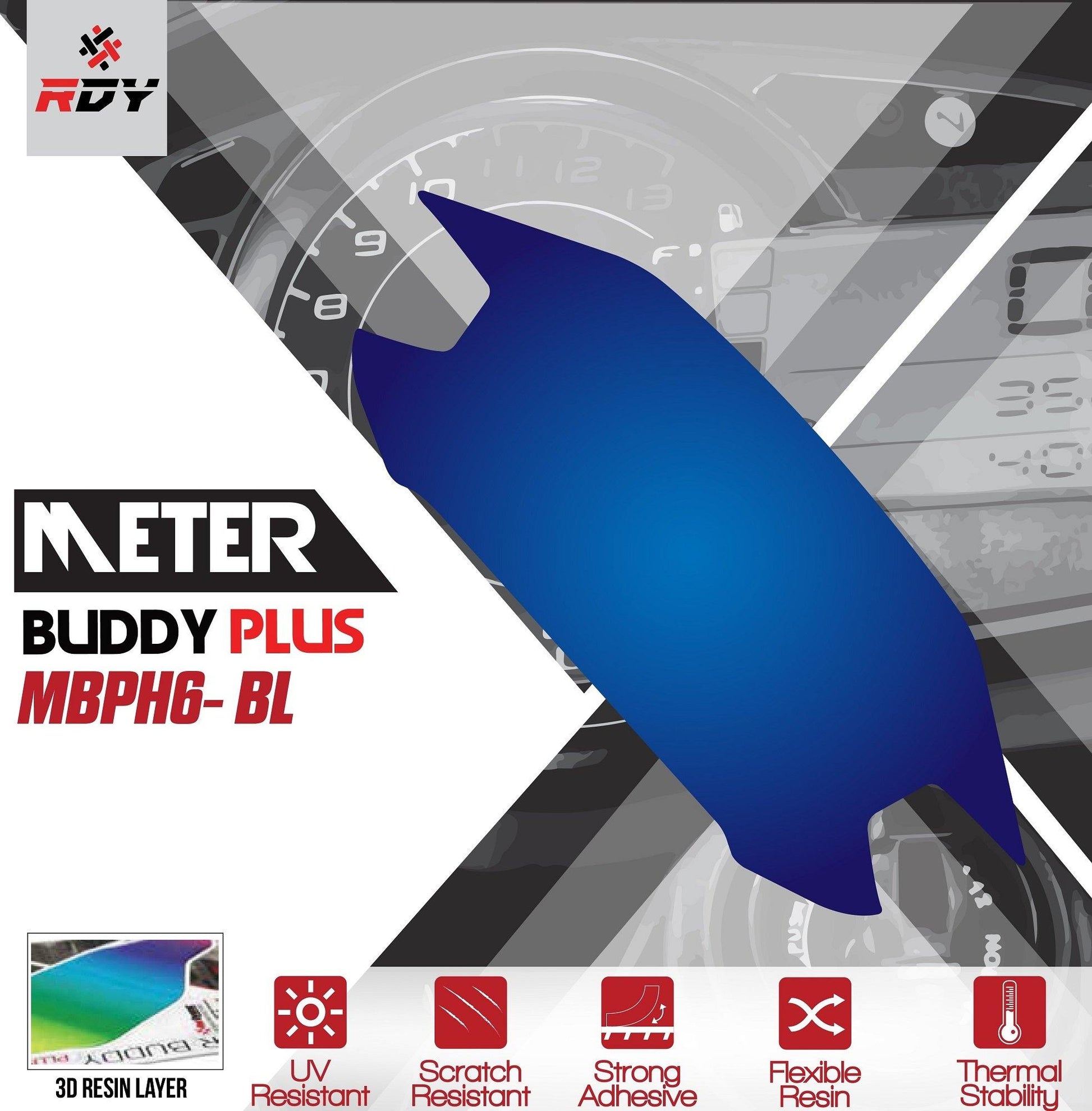 RDY Meter Buddy Plus fits for Honda CB500 / CBR500 R / CBF250 / CRF250 / Rally / MSX125SF / Grom - Durian Bikers