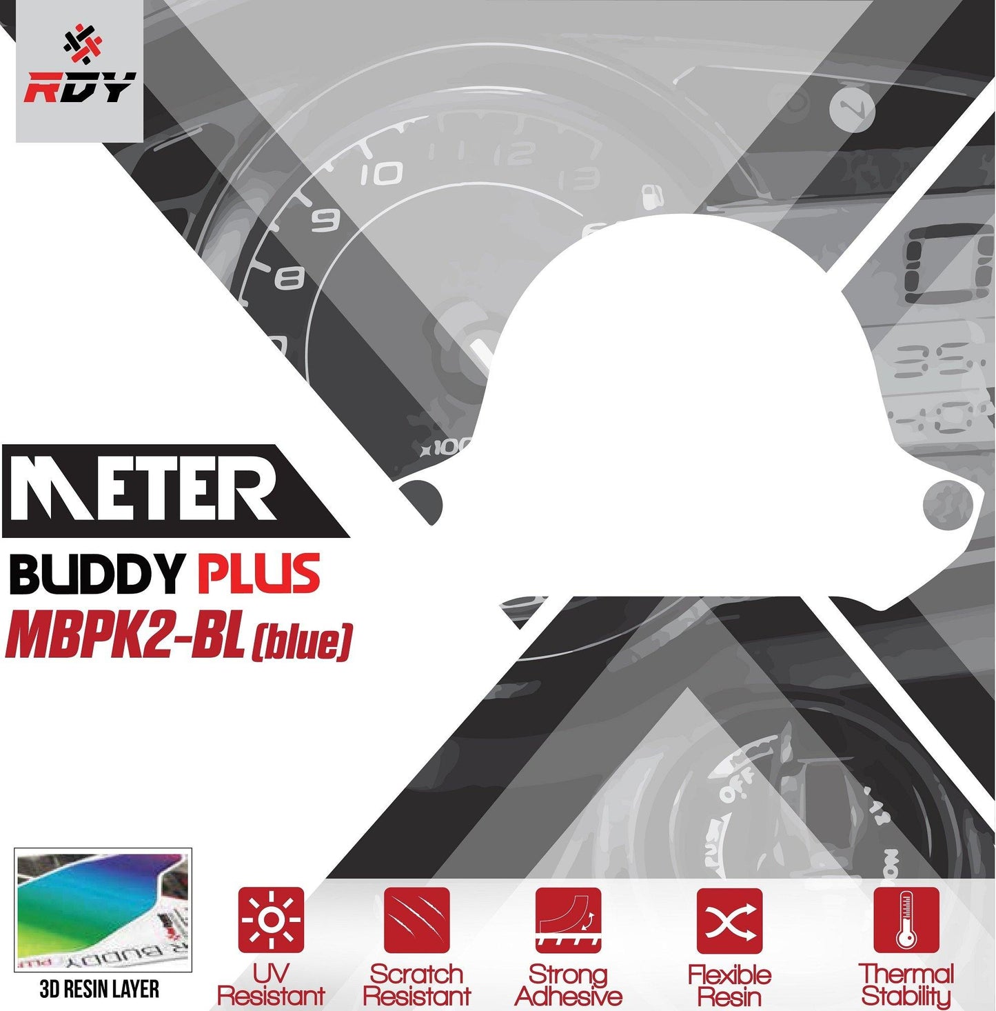 RDY Meter Buddy Plus fits for Kawasaki Z900 ('17-) / Z650 ('17-) / Z250 ABS ('18-) - Durian Bikers