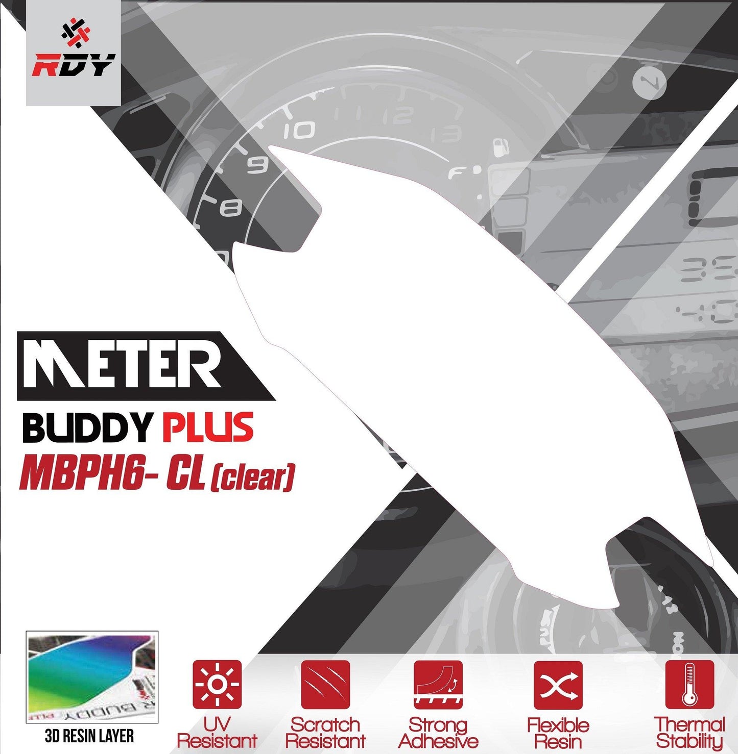 RDY Meter Buddy Plus fits for Honda CB500 / CBR500 R / CBF250 / CRF250 / Rally / MSX125SF / Grom - Durian Bikers