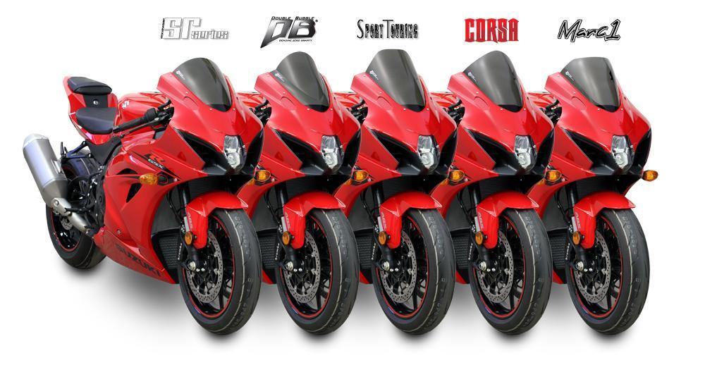Zero Gravity Corsa Windscreen fits for Suzuki GSXR-1000 ('17-'19) (Light Smoke) - Durian Bikers