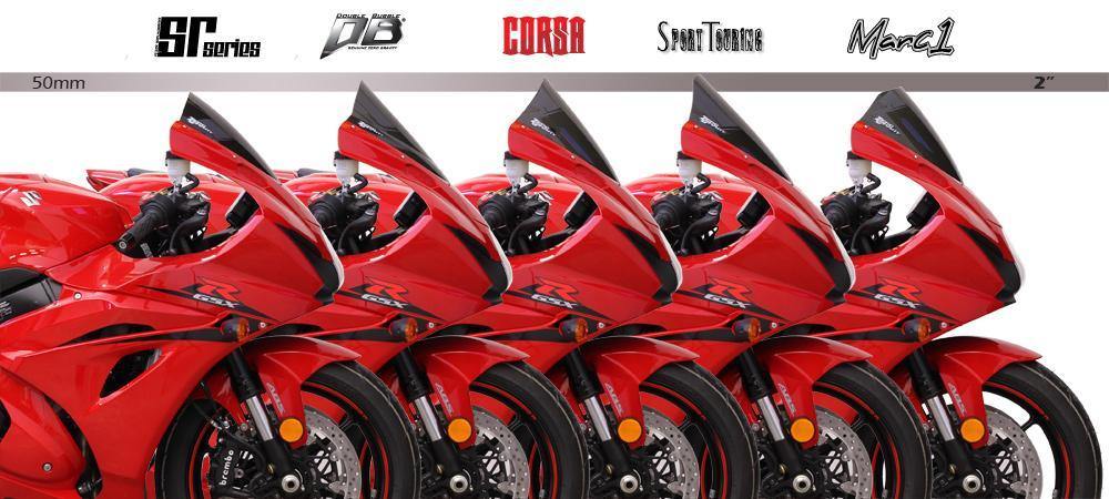 Zero Gravity Corsa Windscreen fits for Suzuki GSXR-1000 ('17-'19) (Light Smoke) - Durian Bikers
