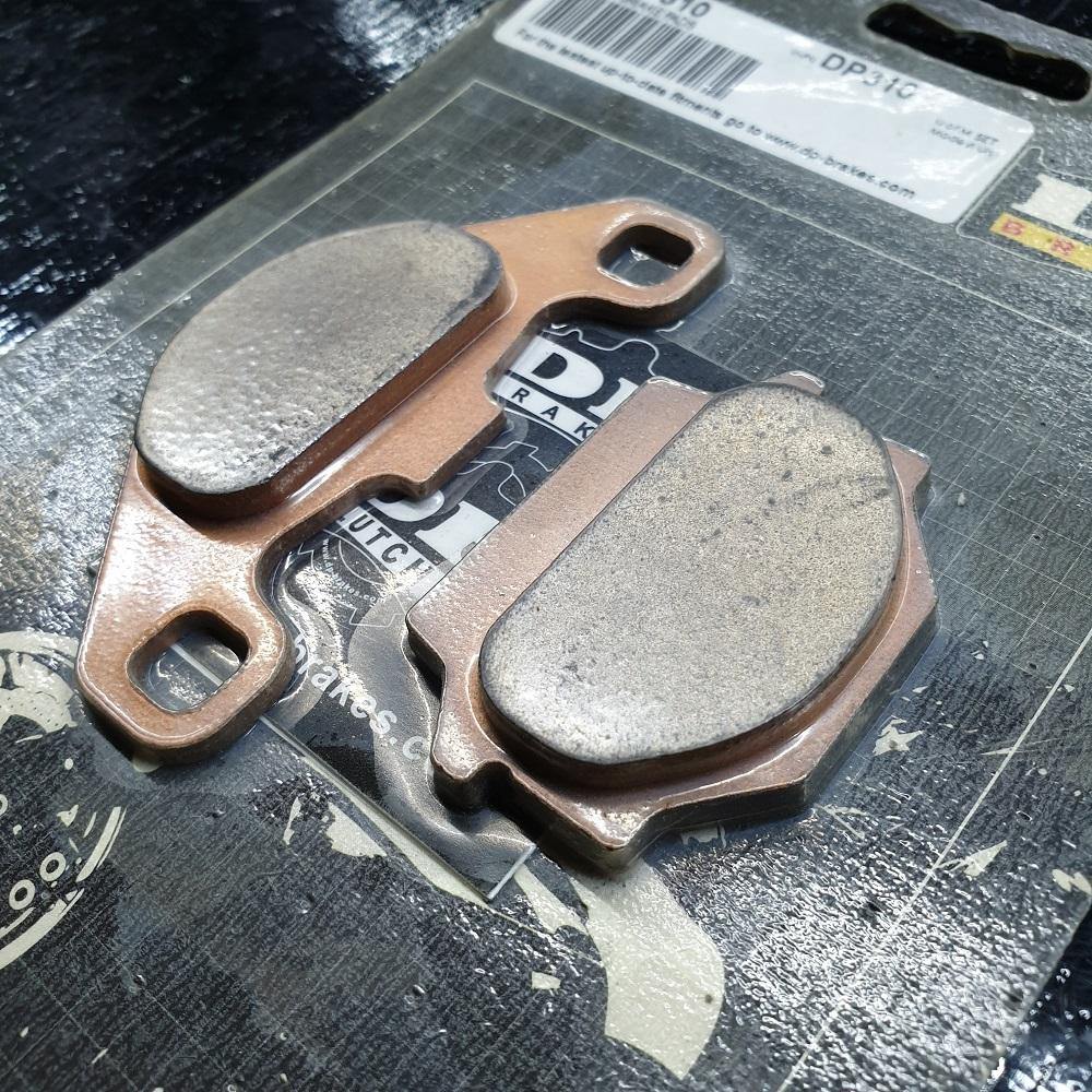 DP Brake Pads for Kawasaki KLE 500, Suzuki GSX 400, Yamaha YFM 300 - Durian Bikers