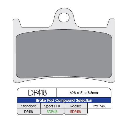 DP Brakes (DP418) Brake Pads - Durian Bikers