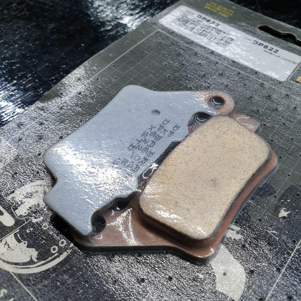 DP Brake Pads for Honda CB500 97-03, Yamaha MT-03, BMW G310R/GS, F650/ST/GS/CS, F700, F800/ST/GS/R, F850GS, S1000RR, Ducati Scrambler 800, KTM Duke 125/200/390 - Durian Bikers