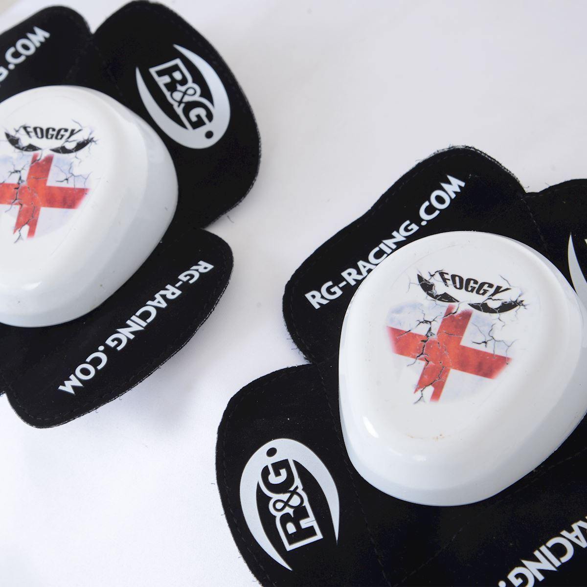 R&G Foggy Aero Knee Sliders (First Edition) - Durian Bikers