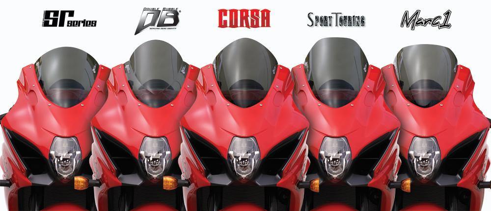 Zero Gravity Corsa Windscreen fits for Suzuki GSXR-1000 ('17-'19) (Light Smoke) - Durian Bikers