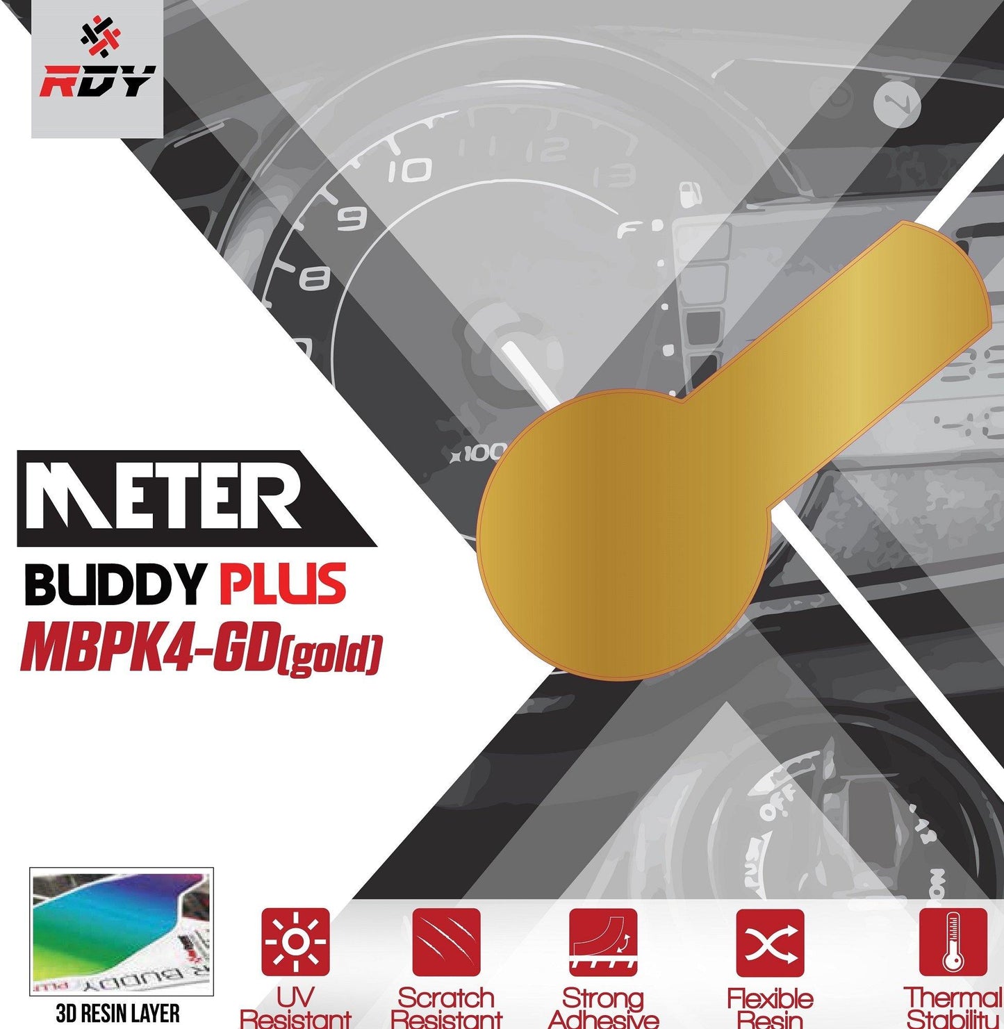 RDY Meter Buddy Plus fits for Kawasaki ZX6R ('13-'18) - Durian Bikers