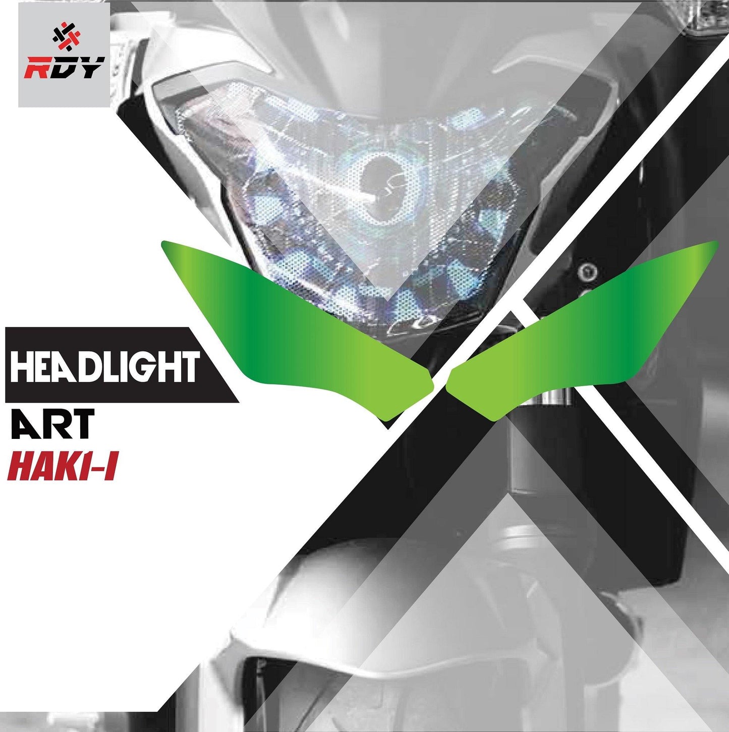 RDY Headlight Art fits for Kawasaki Ninja 250 - Durian Bikers