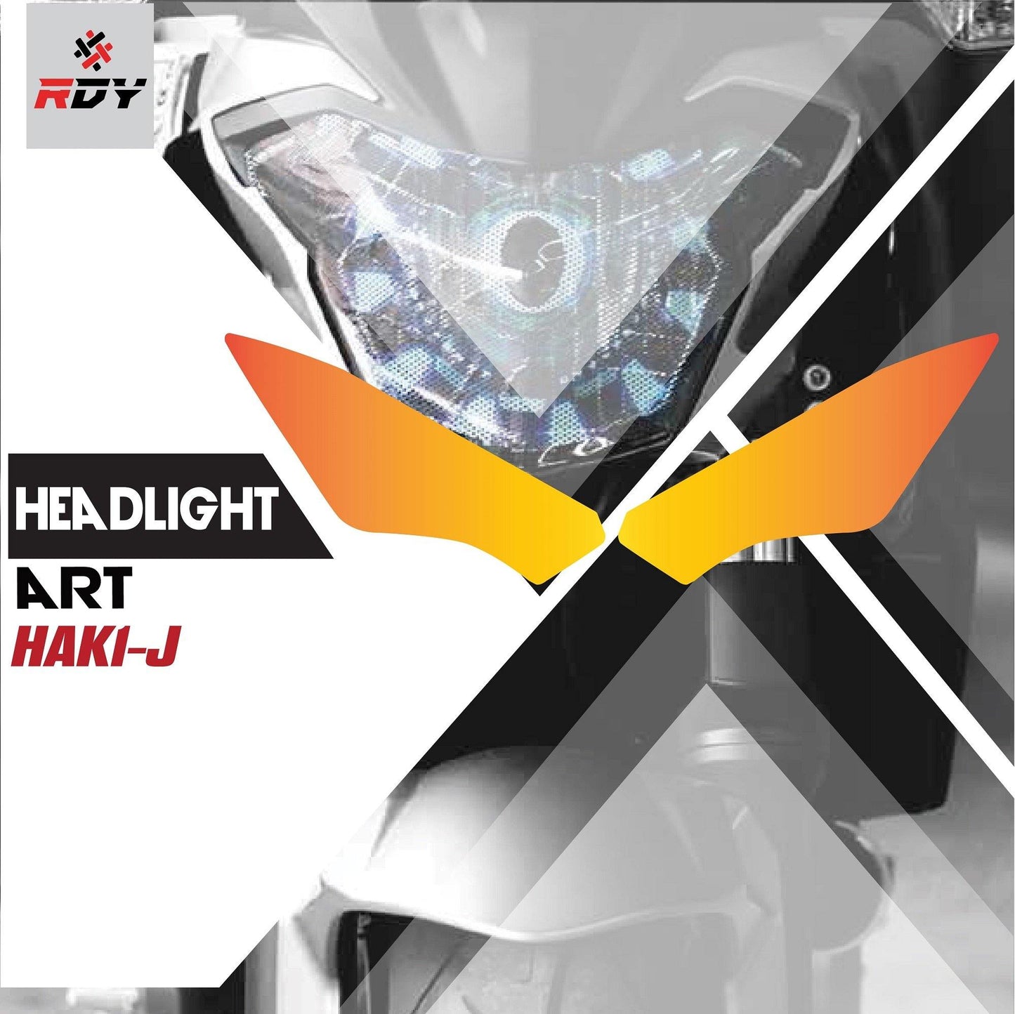 RDY Headlight Art fits for Kawasaki Ninja 250 - Durian Bikers