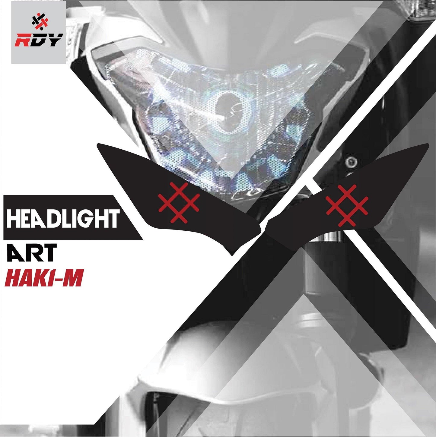 RDY Headlight Art fits for Kawasaki Ninja 250 - Durian Bikers