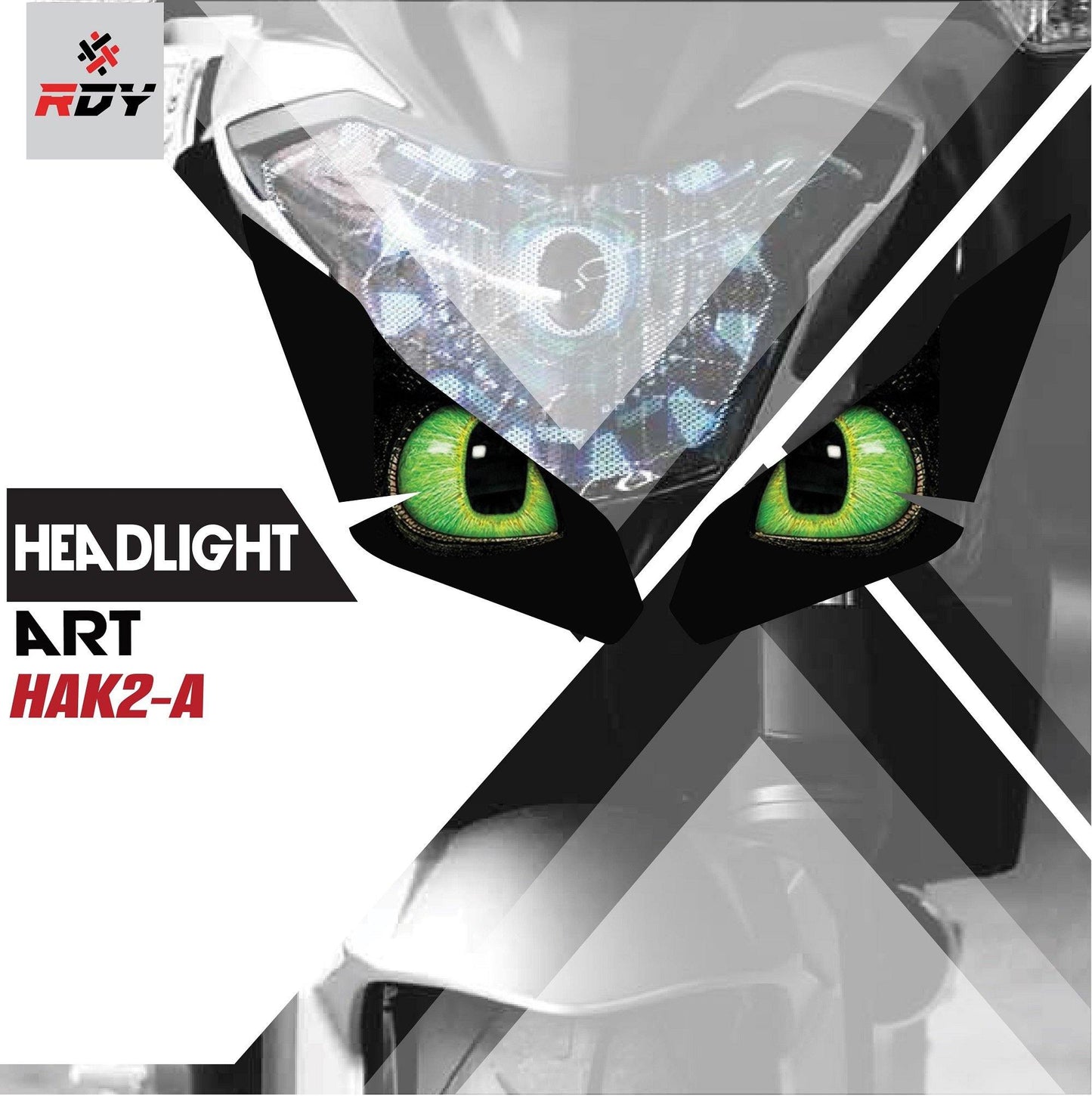 RDY Headlight Art fits for Kawasaki Ninja 250 - Durian Bikers