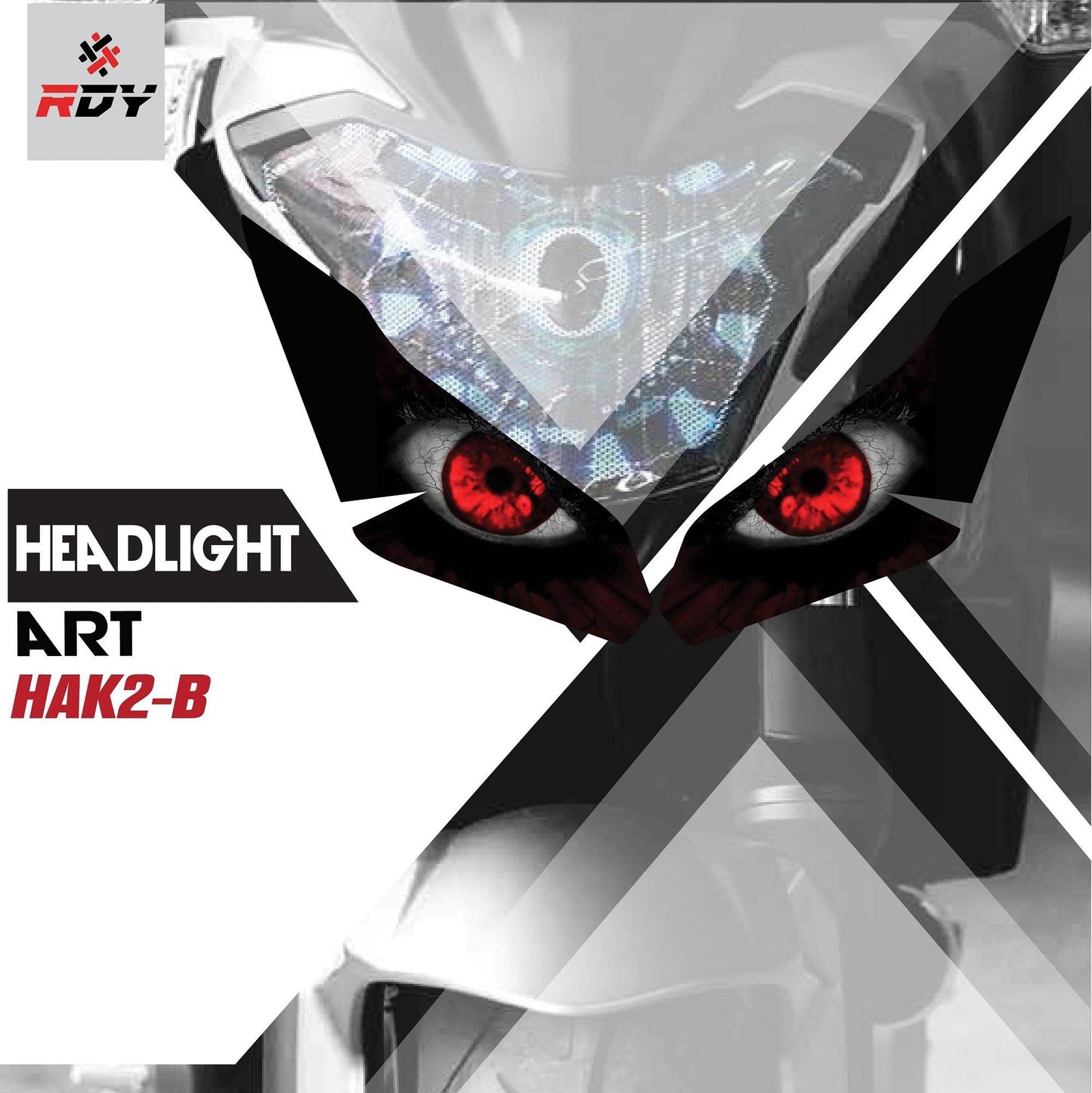 RDY Headlight Art fits for Kawasaki Ninja 250 - Durian Bikers