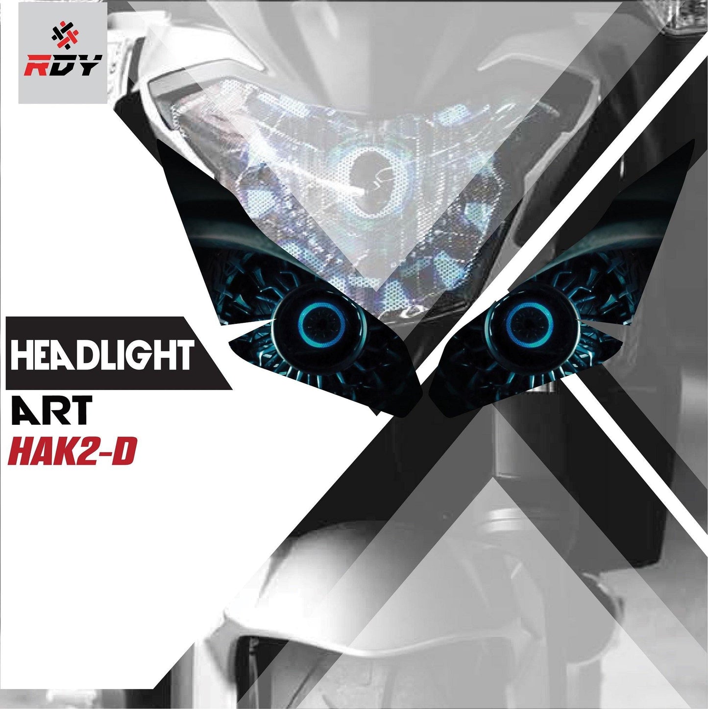 RDY Headlight Art fits for Kawasaki Ninja 250 - Durian Bikers