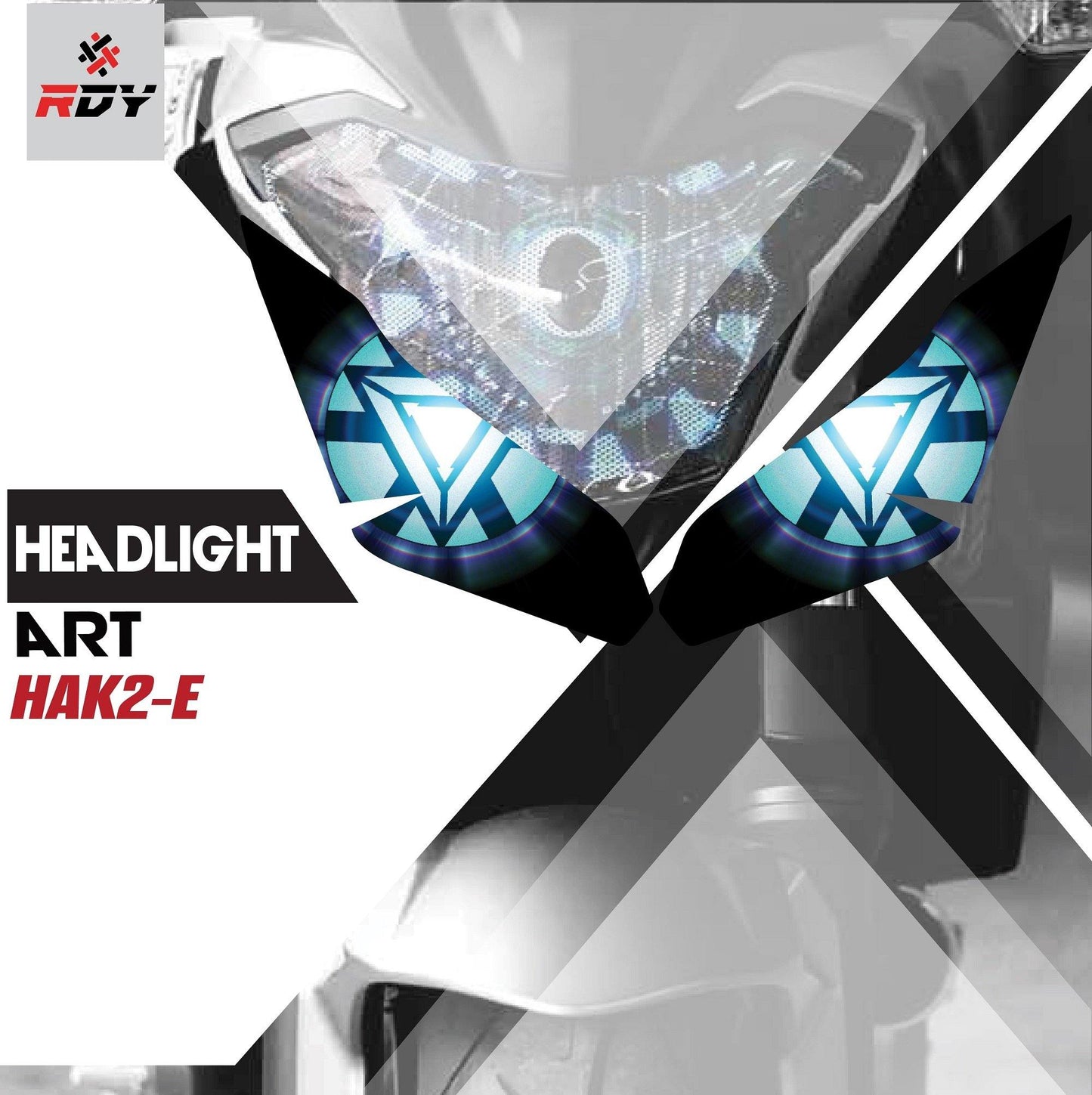 RDY Headlight Art fits for Kawasaki Ninja 250 - Durian Bikers