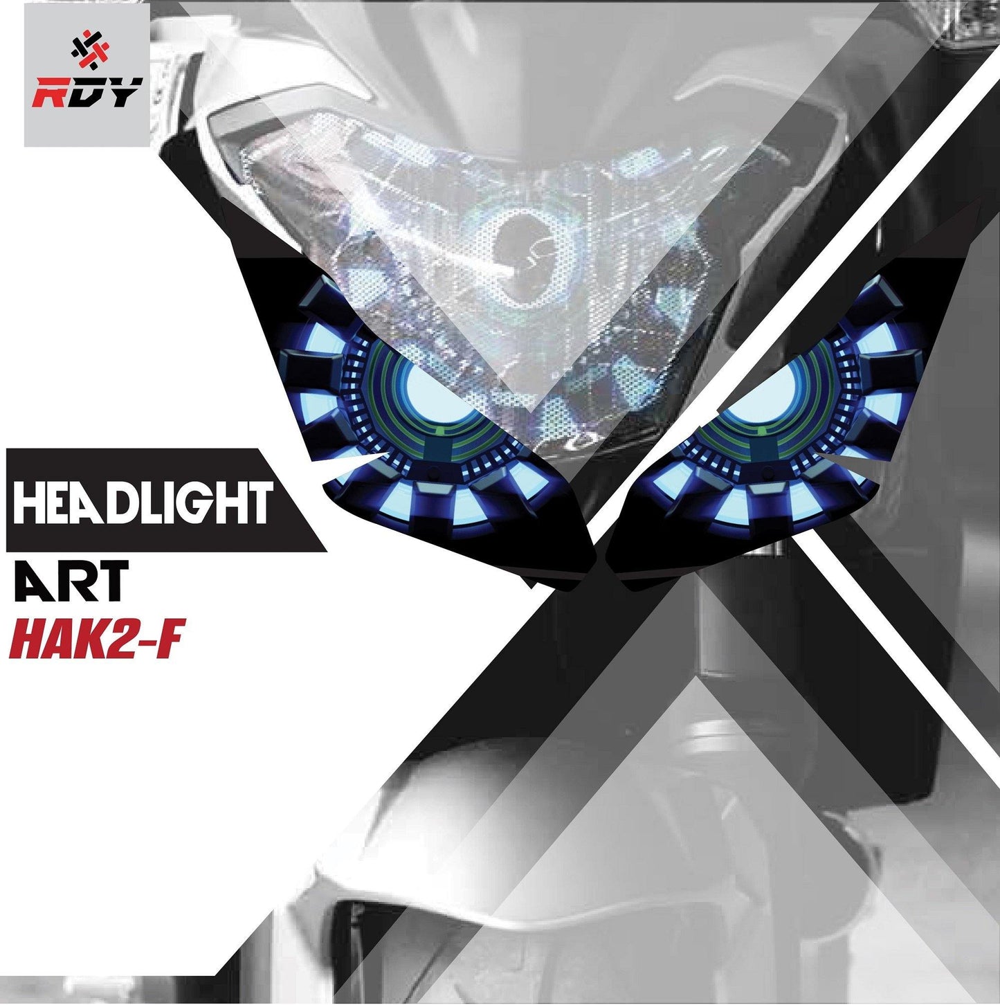 RDY Headlight Art fits for Kawasaki Ninja 250 - Durian Bikers