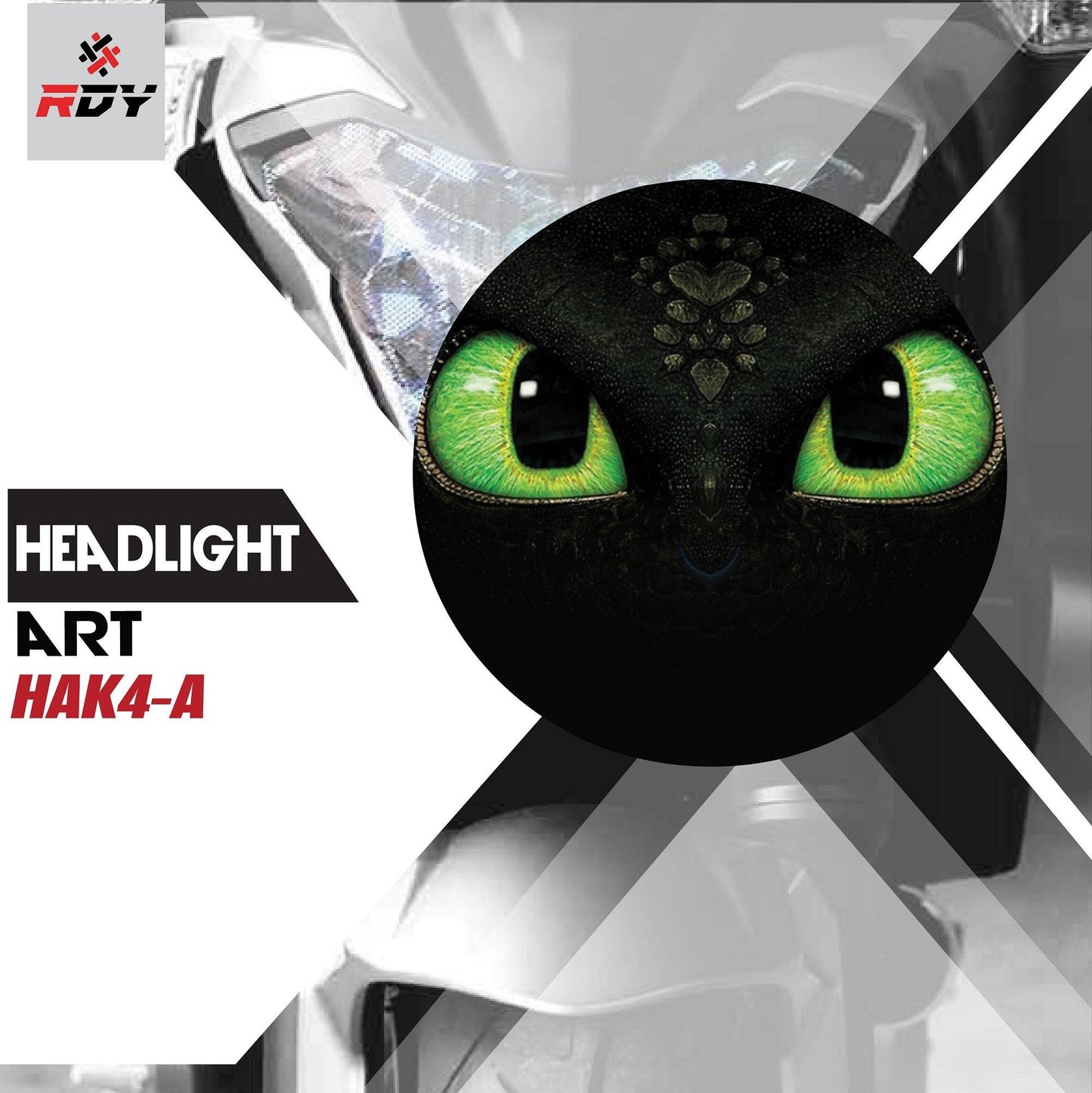RDY Headlight Art fits for Kawasaki VN900 - Durian Bikers