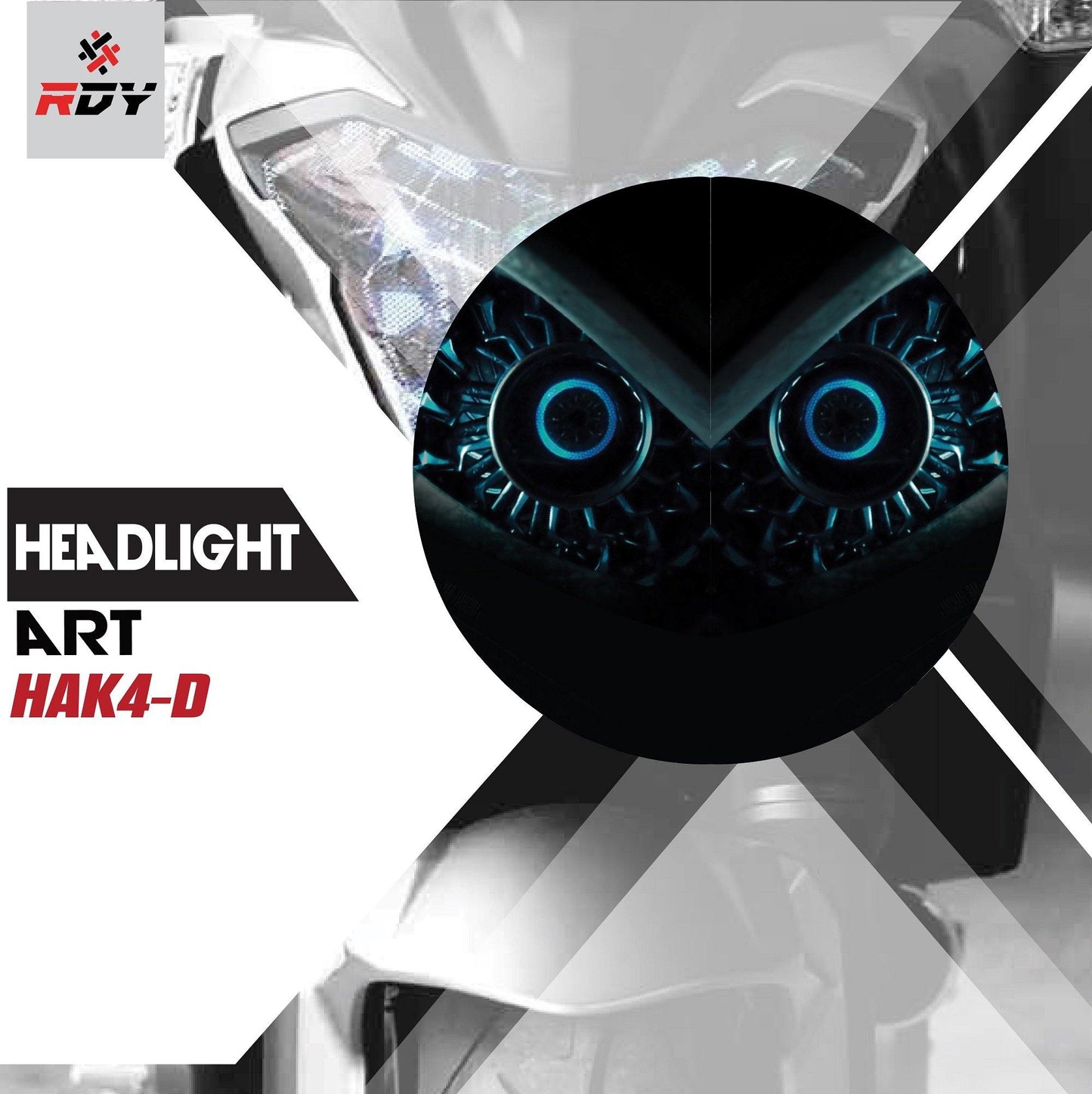 RDY Headlight Art fits for Kawasaki VN900 - Durian Bikers