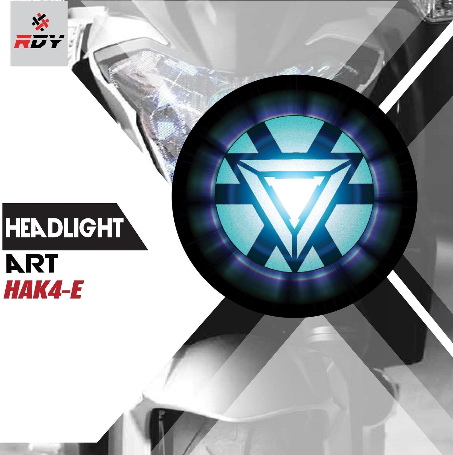 RDY Headlight Art fits for Kawasaki VN900 - Durian Bikers