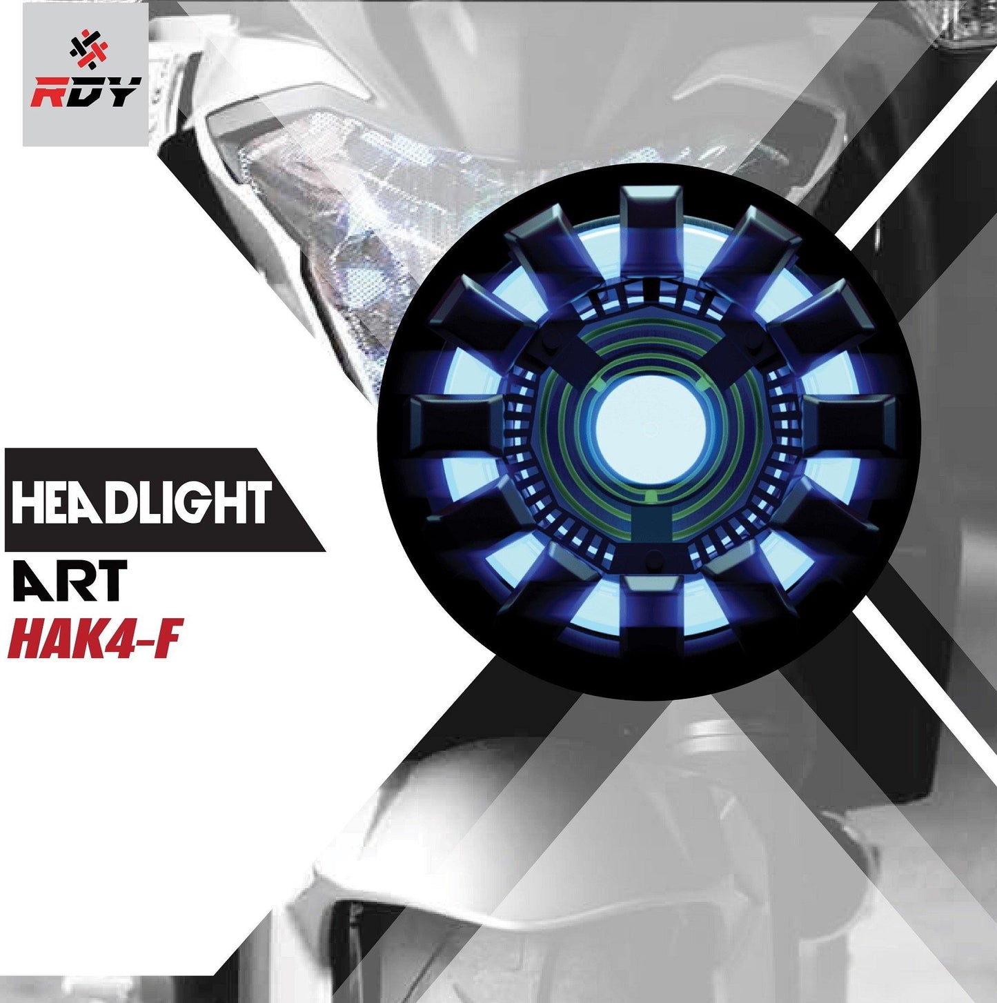 RDY Headlight Art fits for Kawasaki VN900 - Durian Bikers