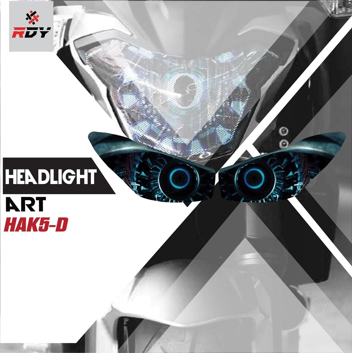 RDY Headlight Art fits for Kawasaki Z1000SX - Durian Bikers