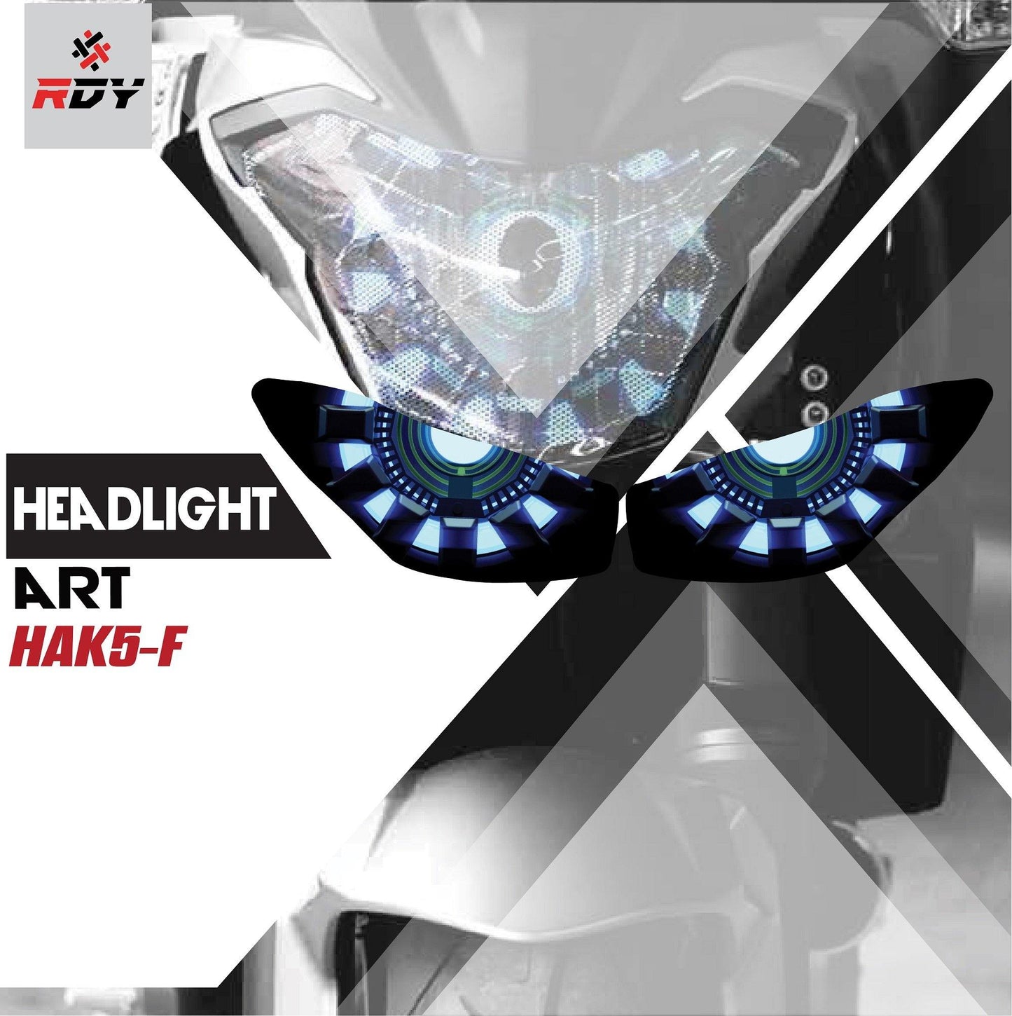 RDY Headlight Art fits for Kawasaki Z1000SX - Durian Bikers