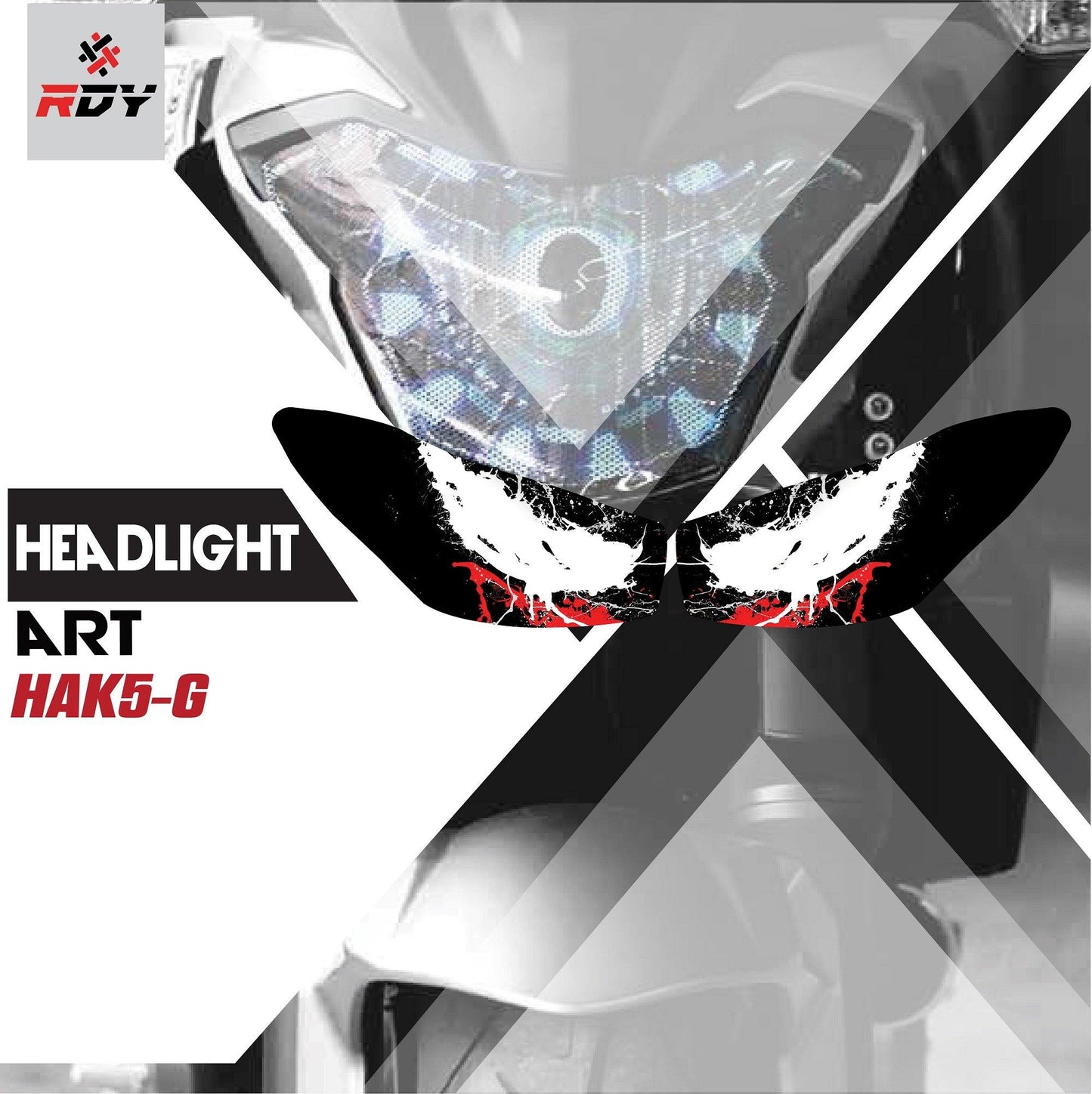 RDY Headlight Art fits for Kawasaki Z1000SX - Durian Bikers