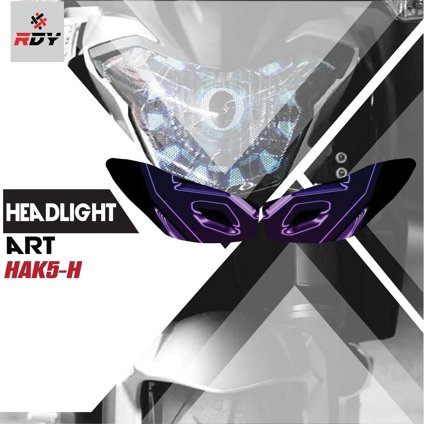 RDY Headlight Art fits for Kawasaki Z1000SX - Durian Bikers