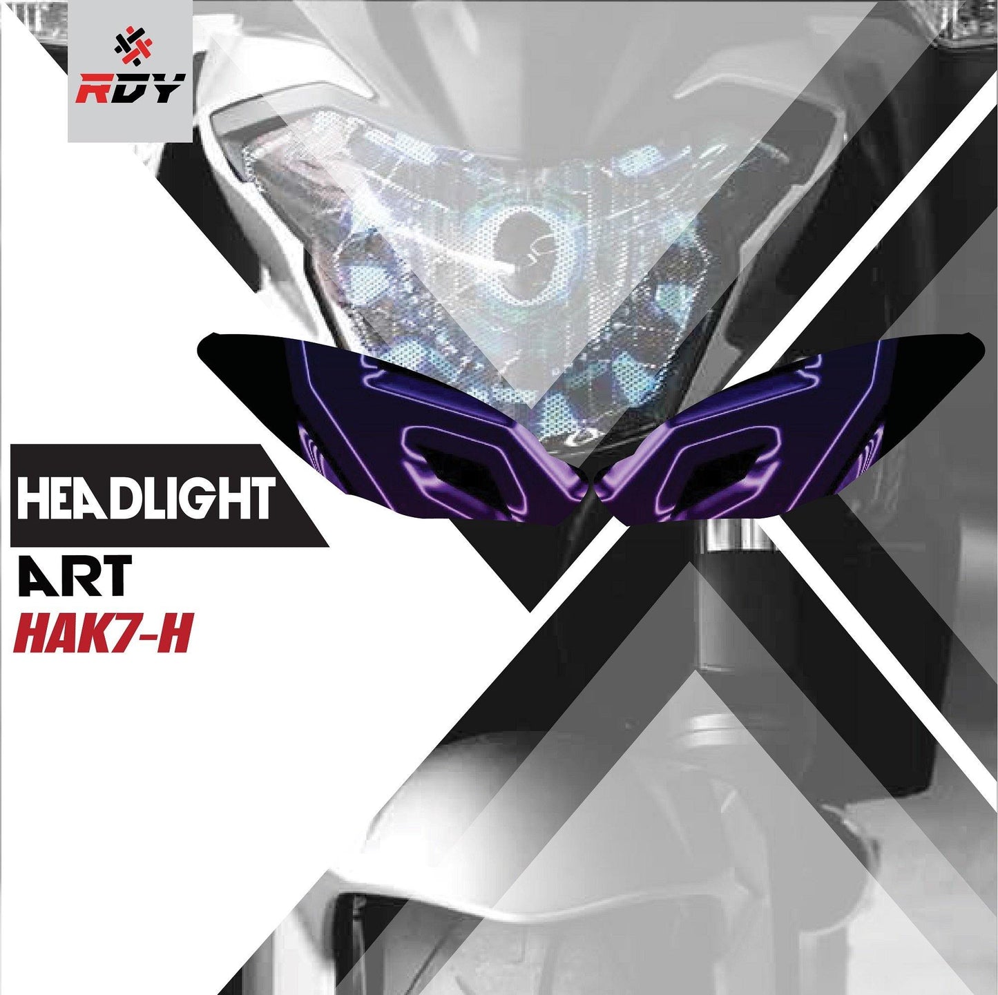 RDY Headlight Art fits for Kawasaki Z1000SX - Durian Bikers