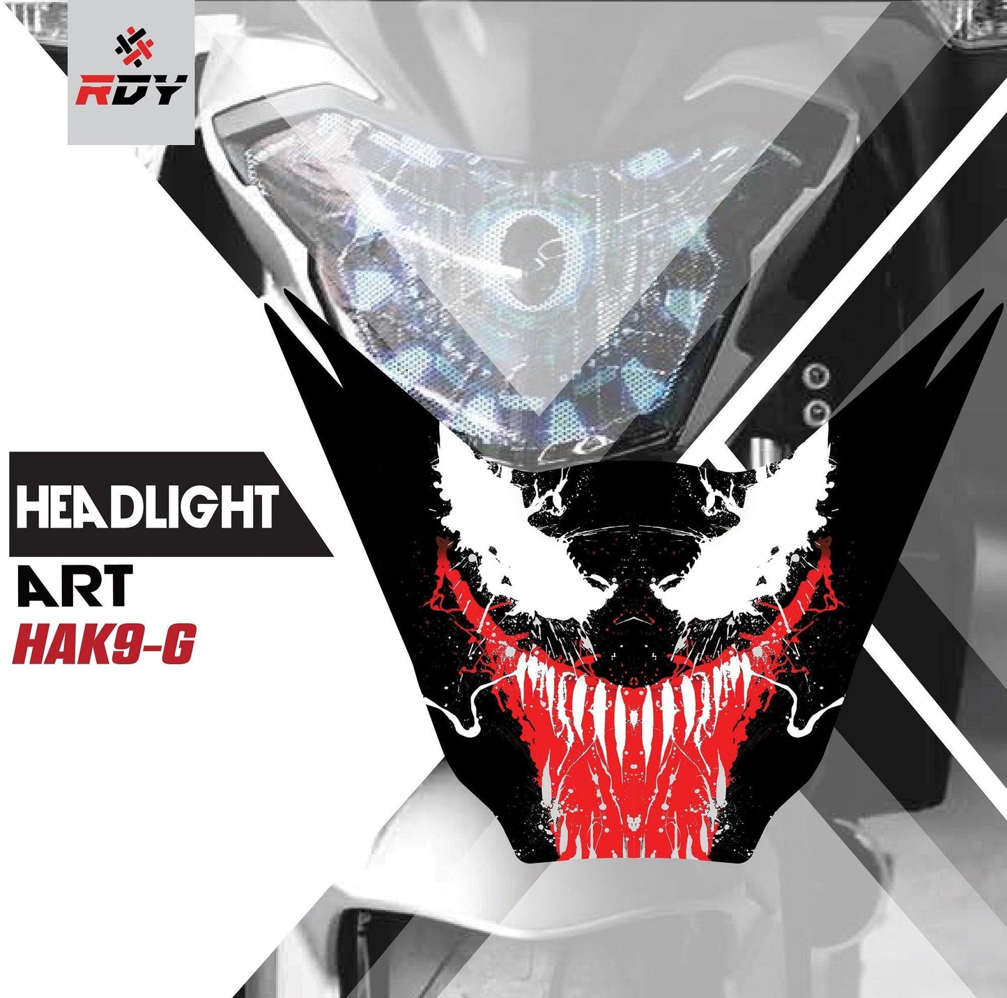 RDY Headlight Art fits for Kawasaki Z125 - Durian Bikers