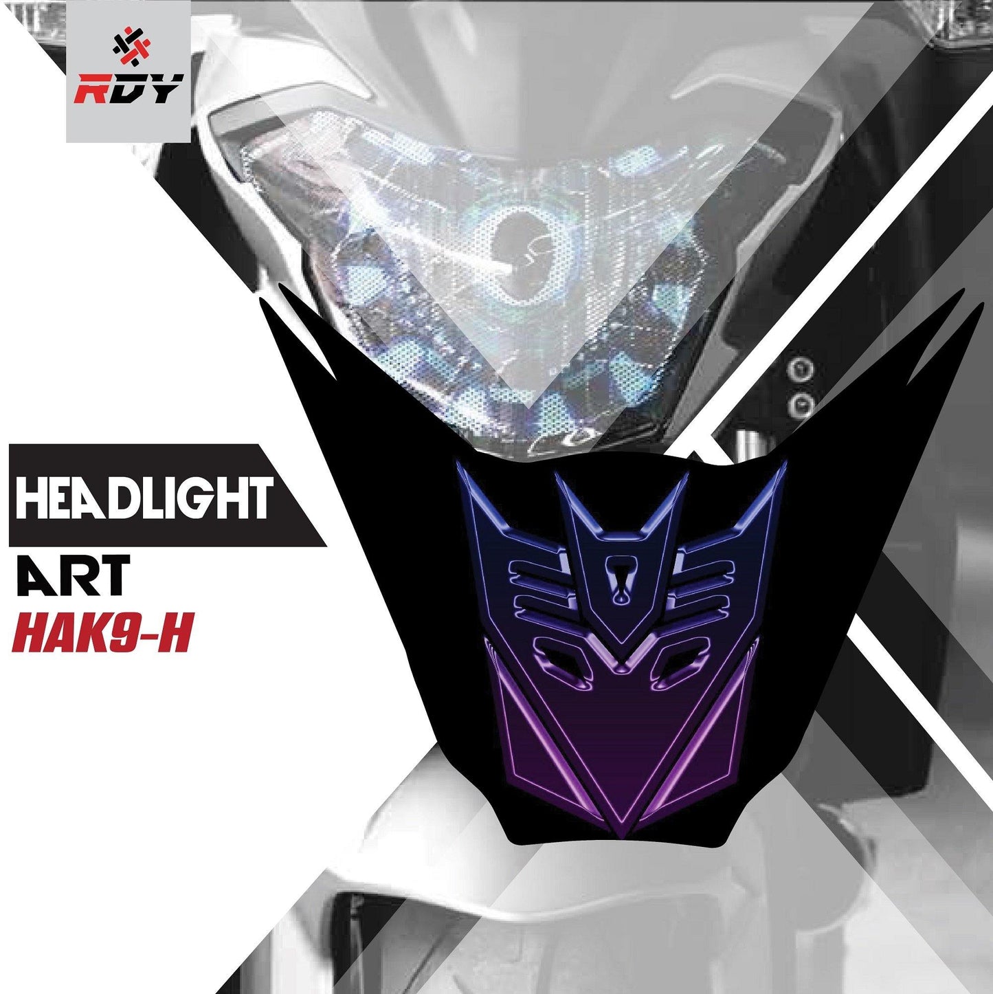 RDY Headlight Art fits for Kawasaki Z125 - Durian Bikers