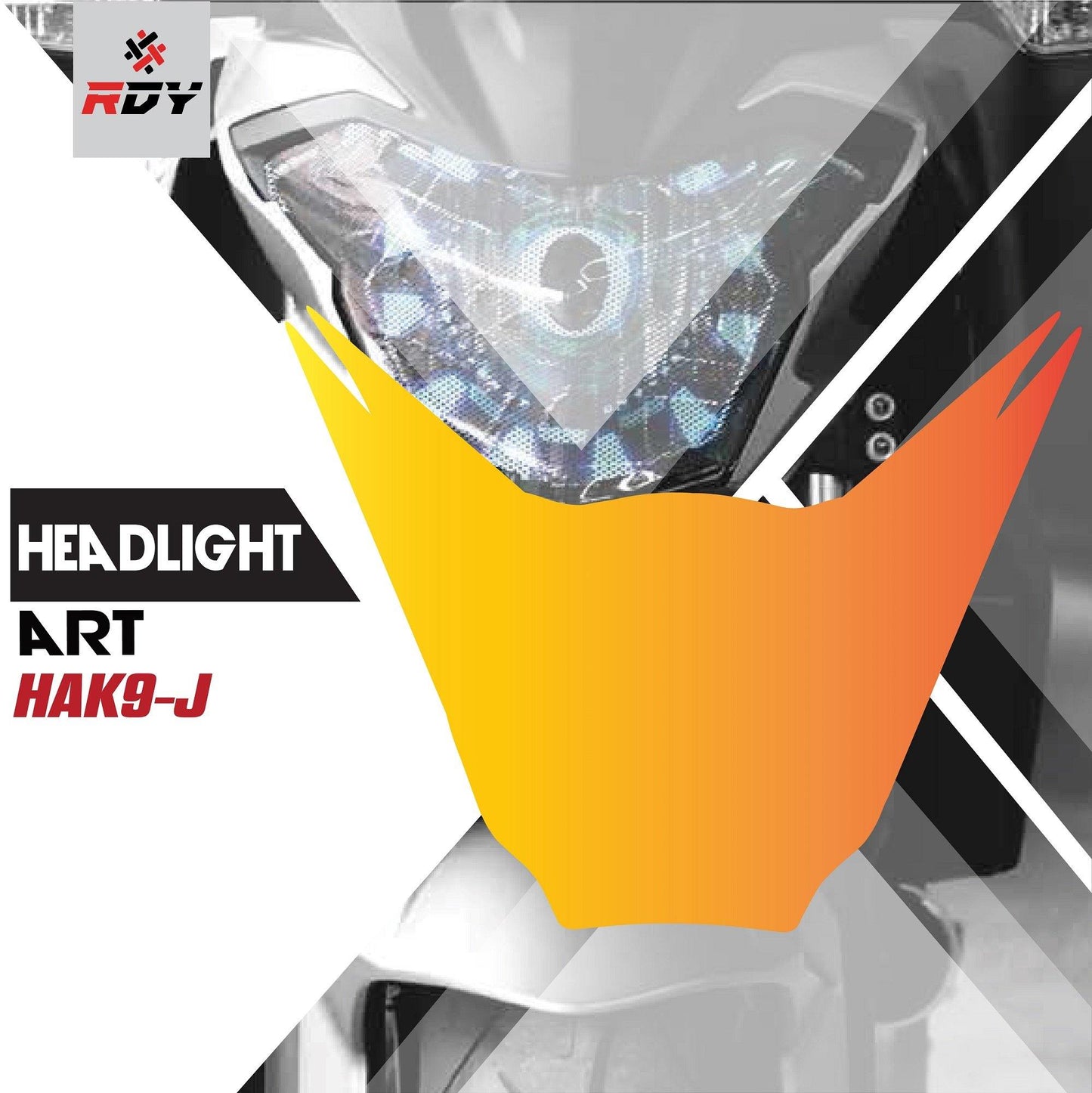 RDY Headlight Art fits for Kawasaki Z125 - Durian Bikers