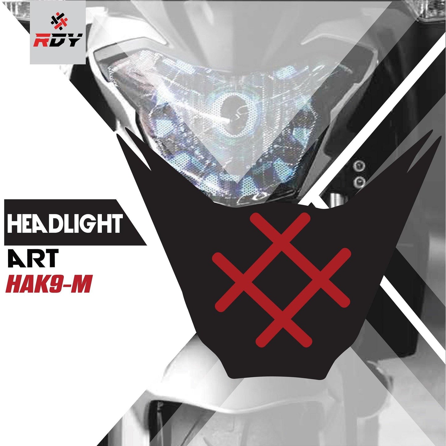 RDY Headlight Art fits for Kawasaki Z125 - Durian Bikers