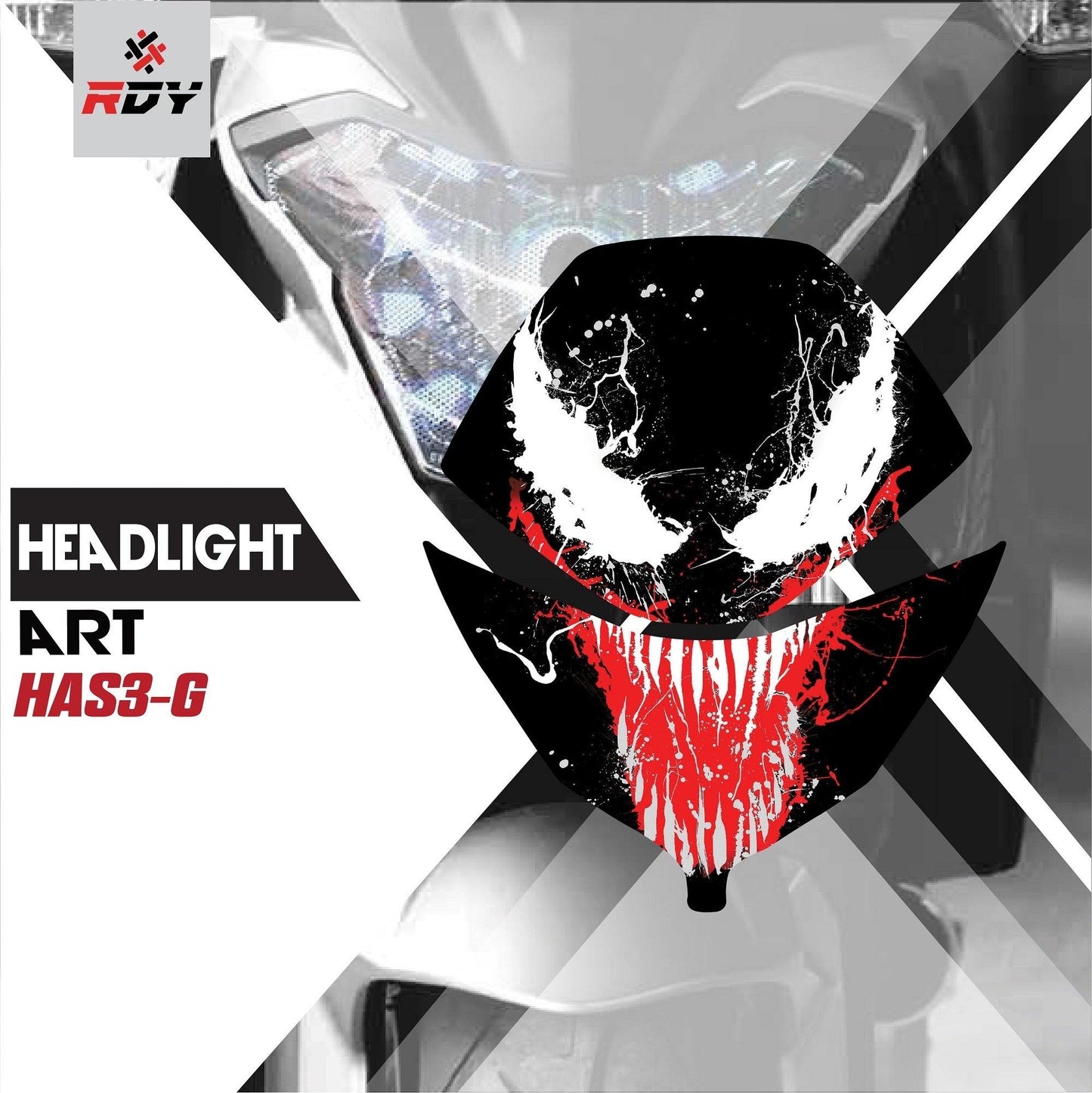 RDY Headlight Art fits for Suzuki VStrom - Durian Bikers
