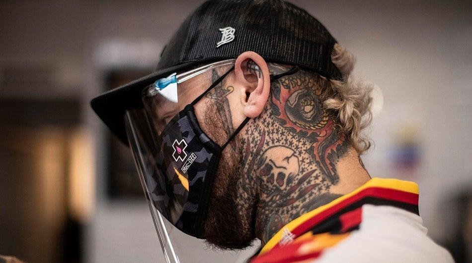Muc Off Reusable Face Mask (Urban Camo) - Durian Bikers