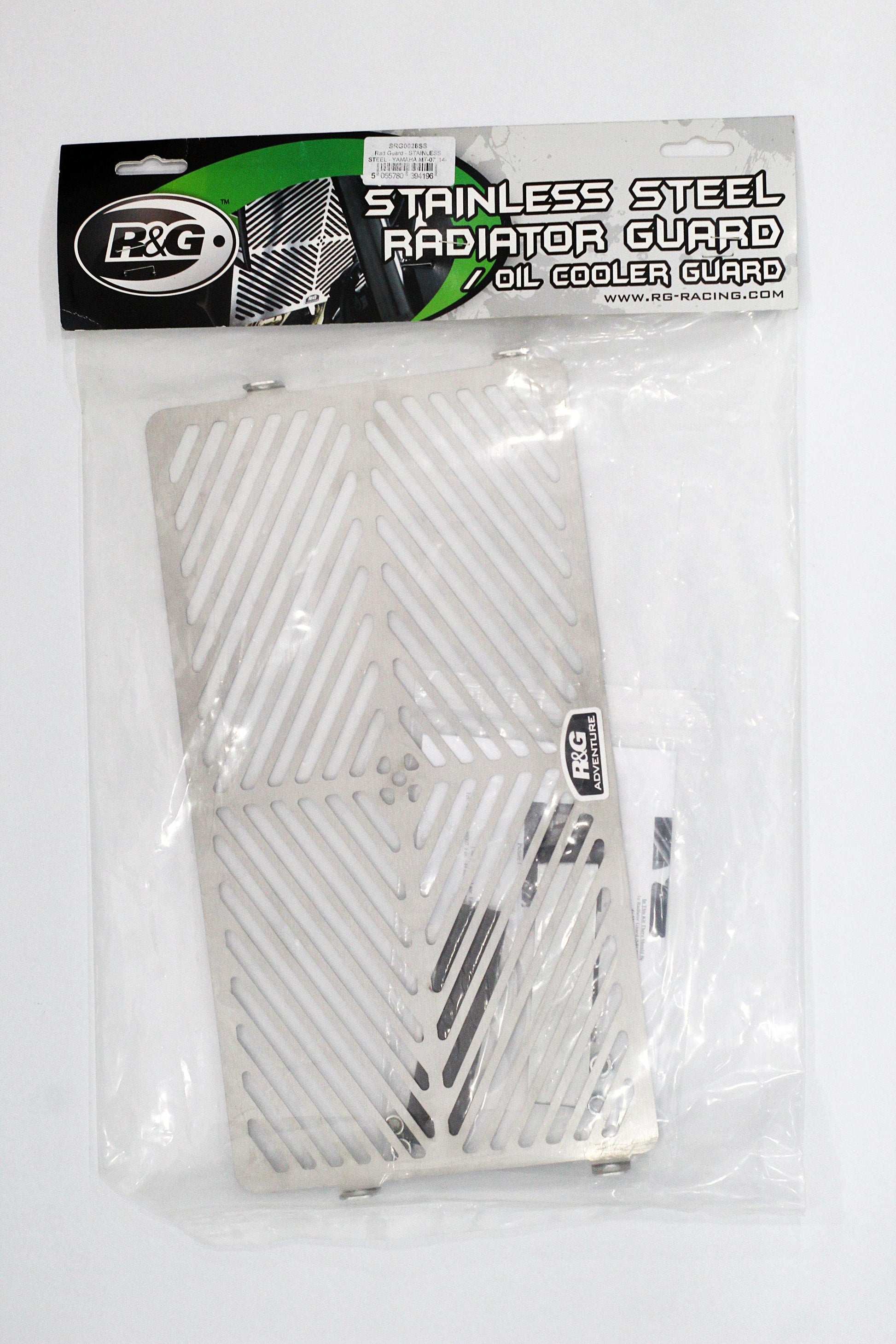 R&G Radiator Guard (Stainless Steel) fits for Yamaha MT-07 ('14-) / MT-07 (FZ-07) Motocage ('15-'17) / XSR700 ('16-'18) / Tracer 700 ('16-'17) (FJ-07) Models - Durian Bikers